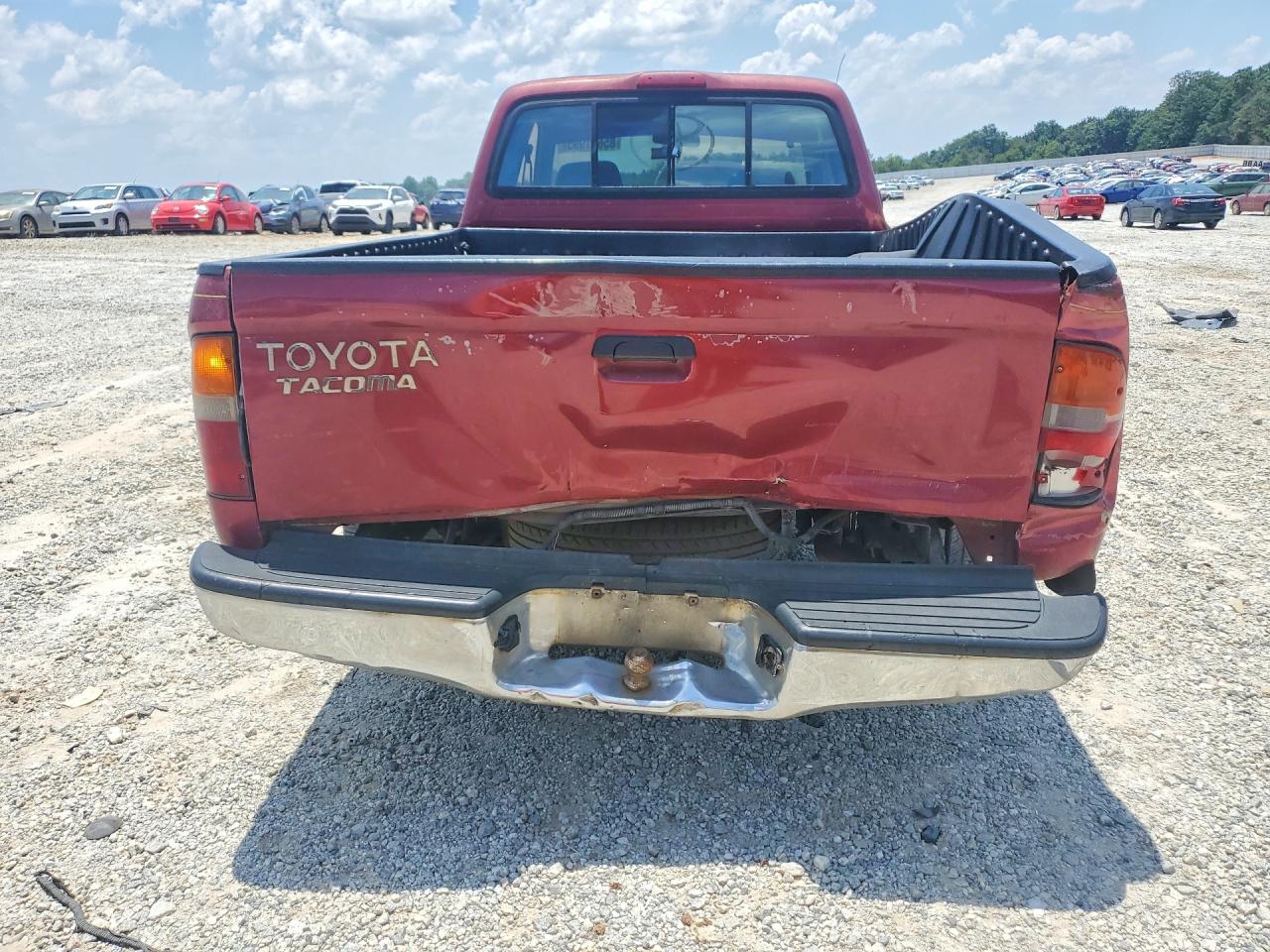 1997 Toyota Tacoma Xtracab Burgundy vin: 4TAVN52N9VZ244614