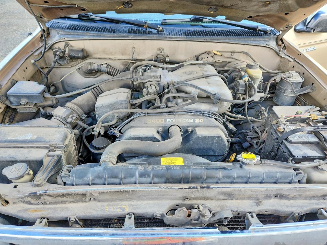 1995 Toyota Tacoma Xtracab Beige vin: 4TAVN73F3SZ080808