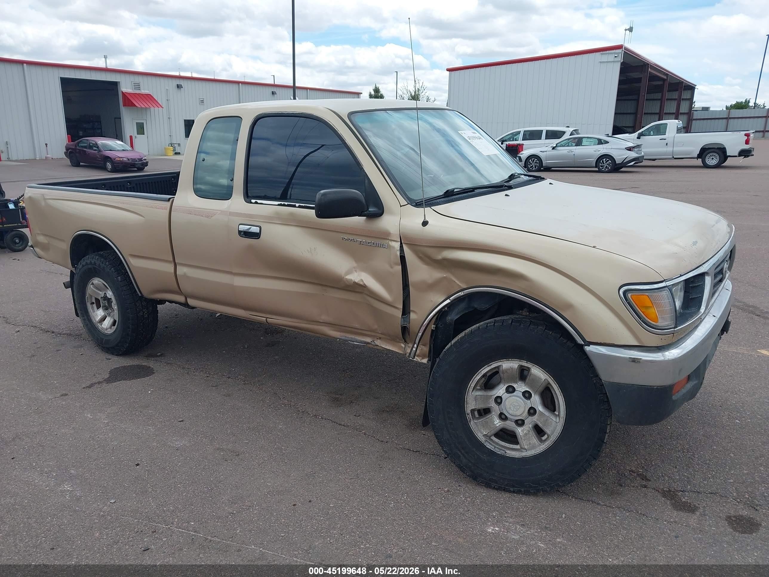 1995 Toyota Tacoma Xtracab Tan vin: 4TAVN73F5SZ070491