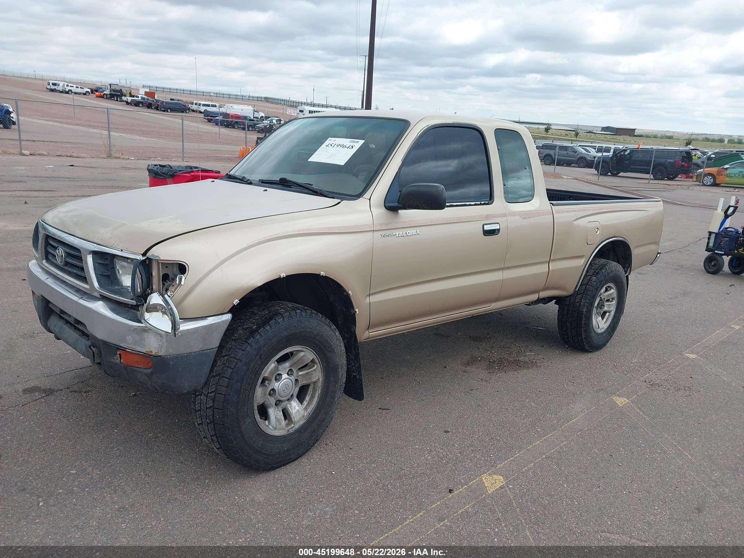 1995 Toyota Tacoma Xtracab Tan vin: 4TAVN73F5SZ070491
