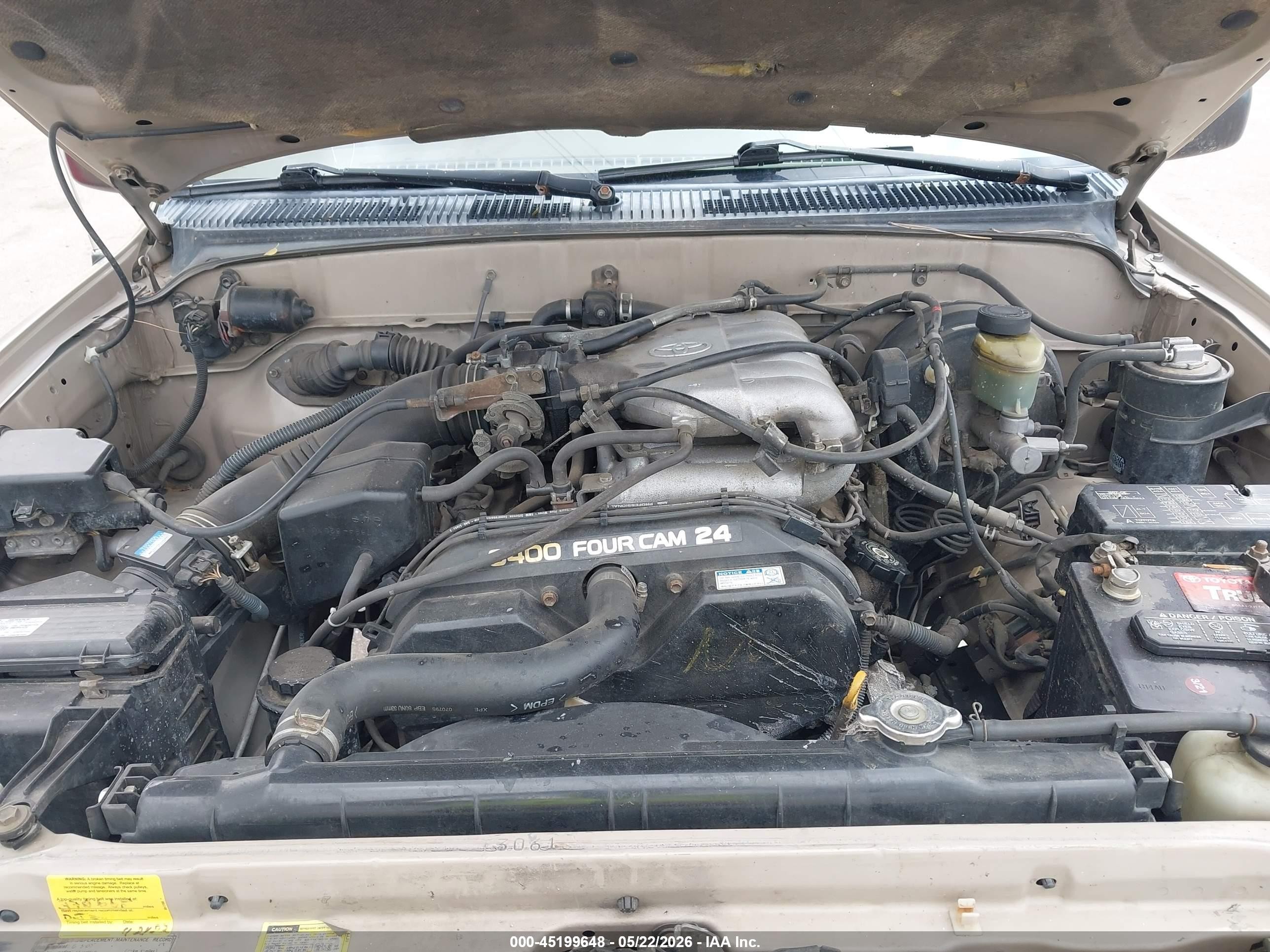1995 Toyota Tacoma Xtracab Tan vin: 4TAVN73F5SZ070491