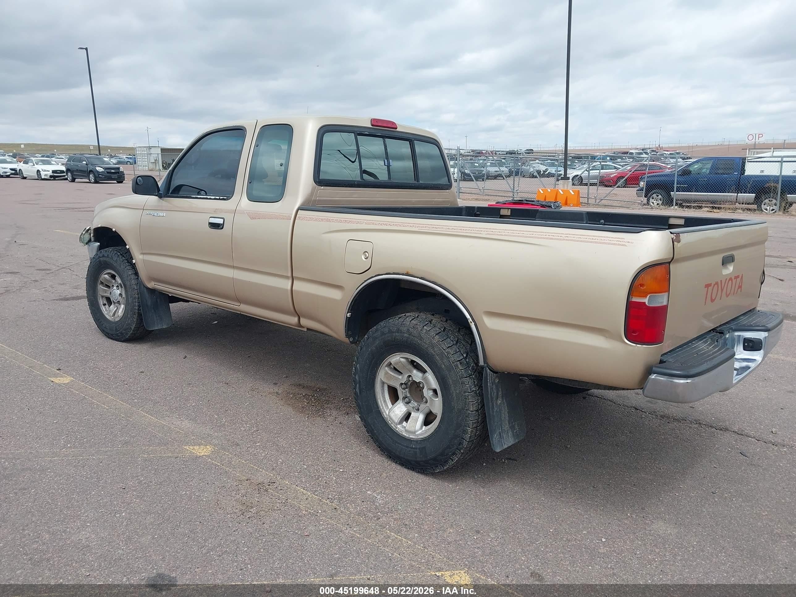 1995 Toyota Tacoma Xtracab Tan vin: 4TAVN73F5SZ070491