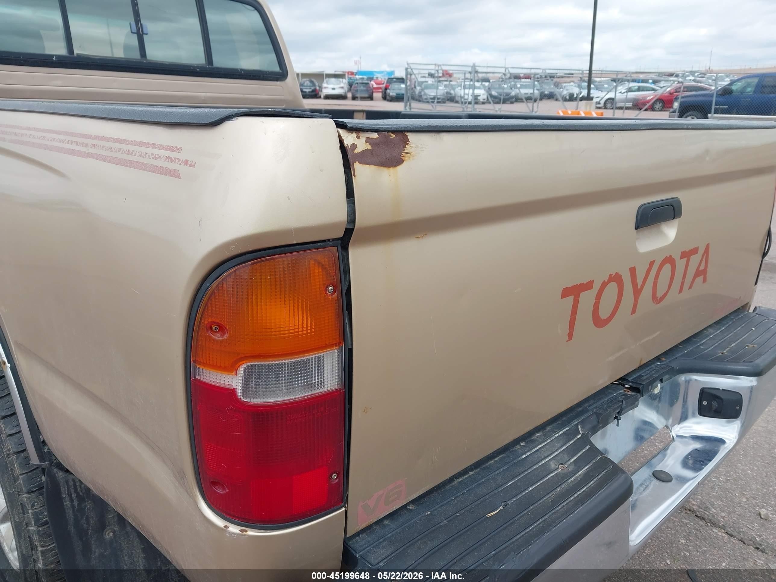 1995 Toyota Tacoma Xtracab Tan vin: 4TAVN73F5SZ070491