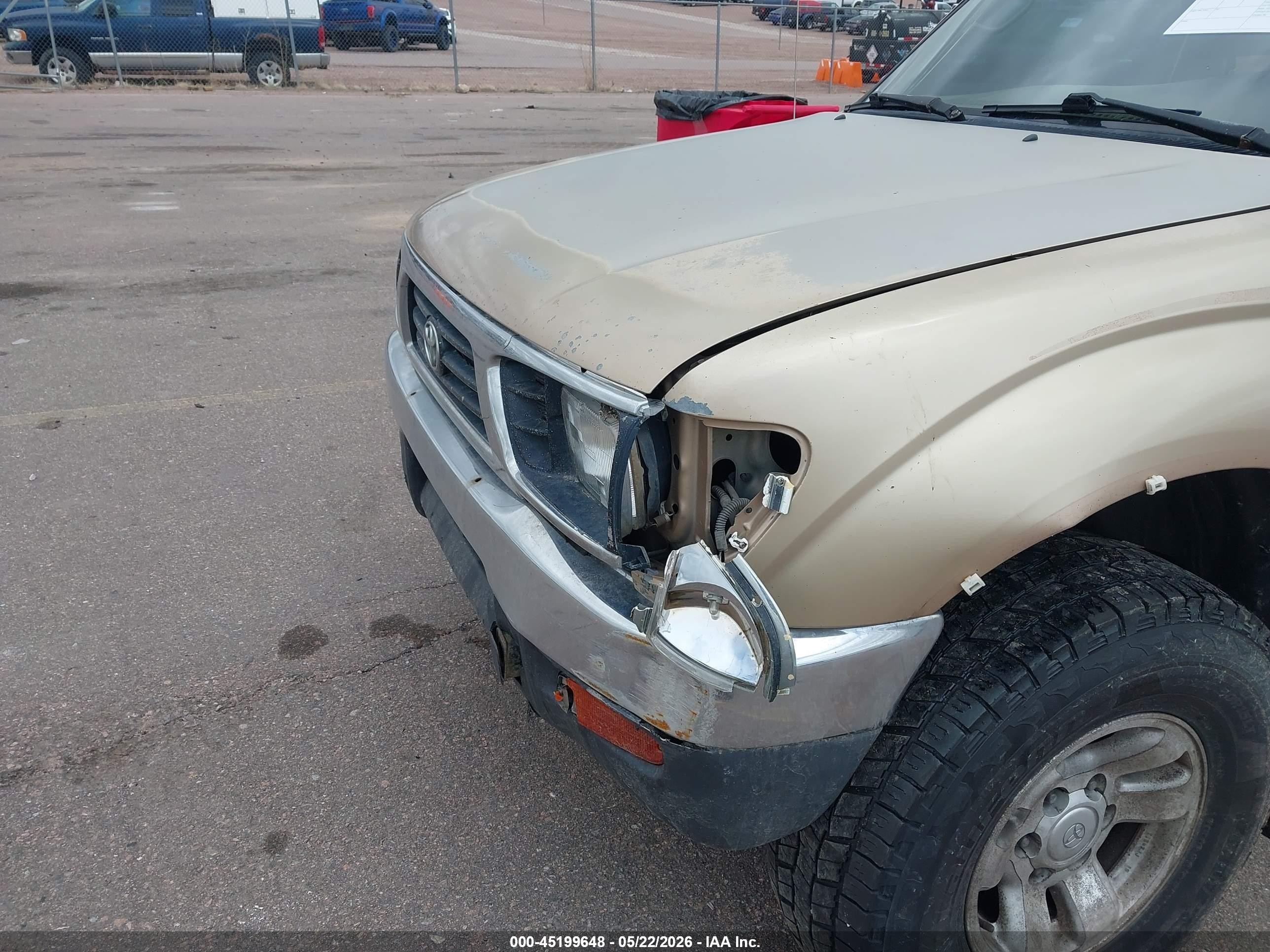 1995 Toyota Tacoma Xtracab Tan vin: 4TAVN73F5SZ070491