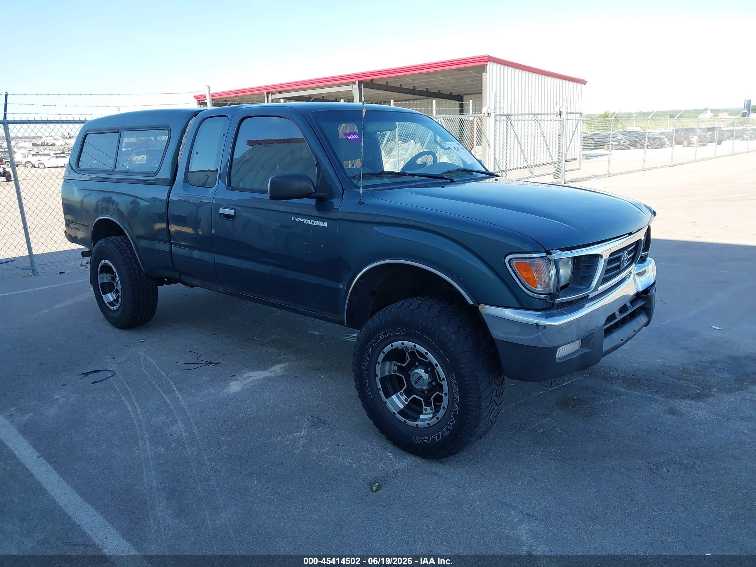 1995 Toyota Tacoma Xtracab Green vin: 4TAVN73F6SZ067499