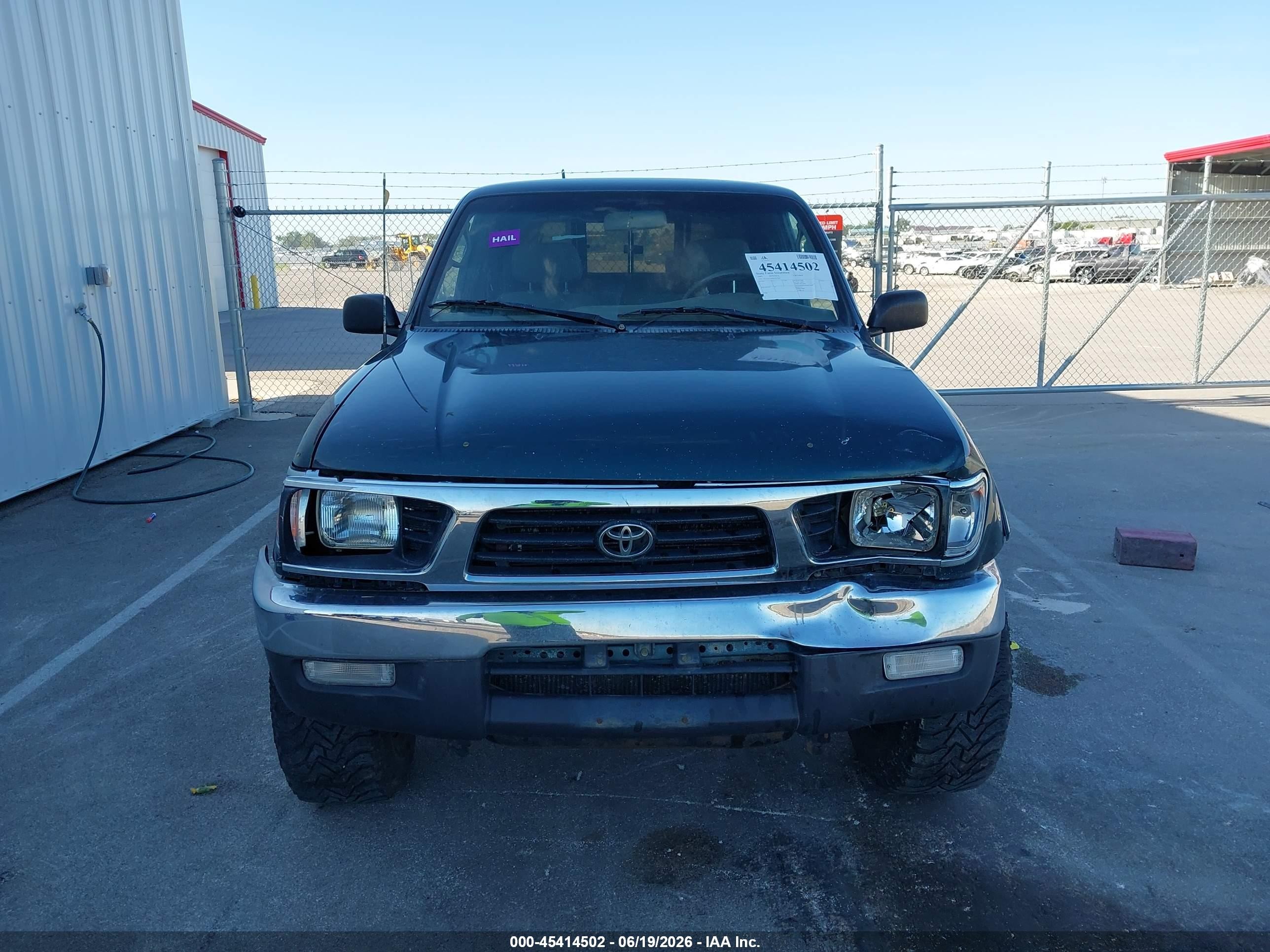 1995 Toyota Tacoma Xtracab Green vin: 4TAVN73F6SZ067499