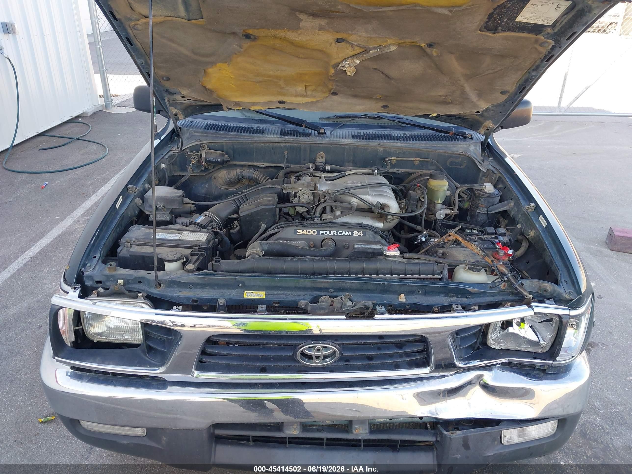 1995 Toyota Tacoma Xtracab Green vin: 4TAVN73F6SZ067499