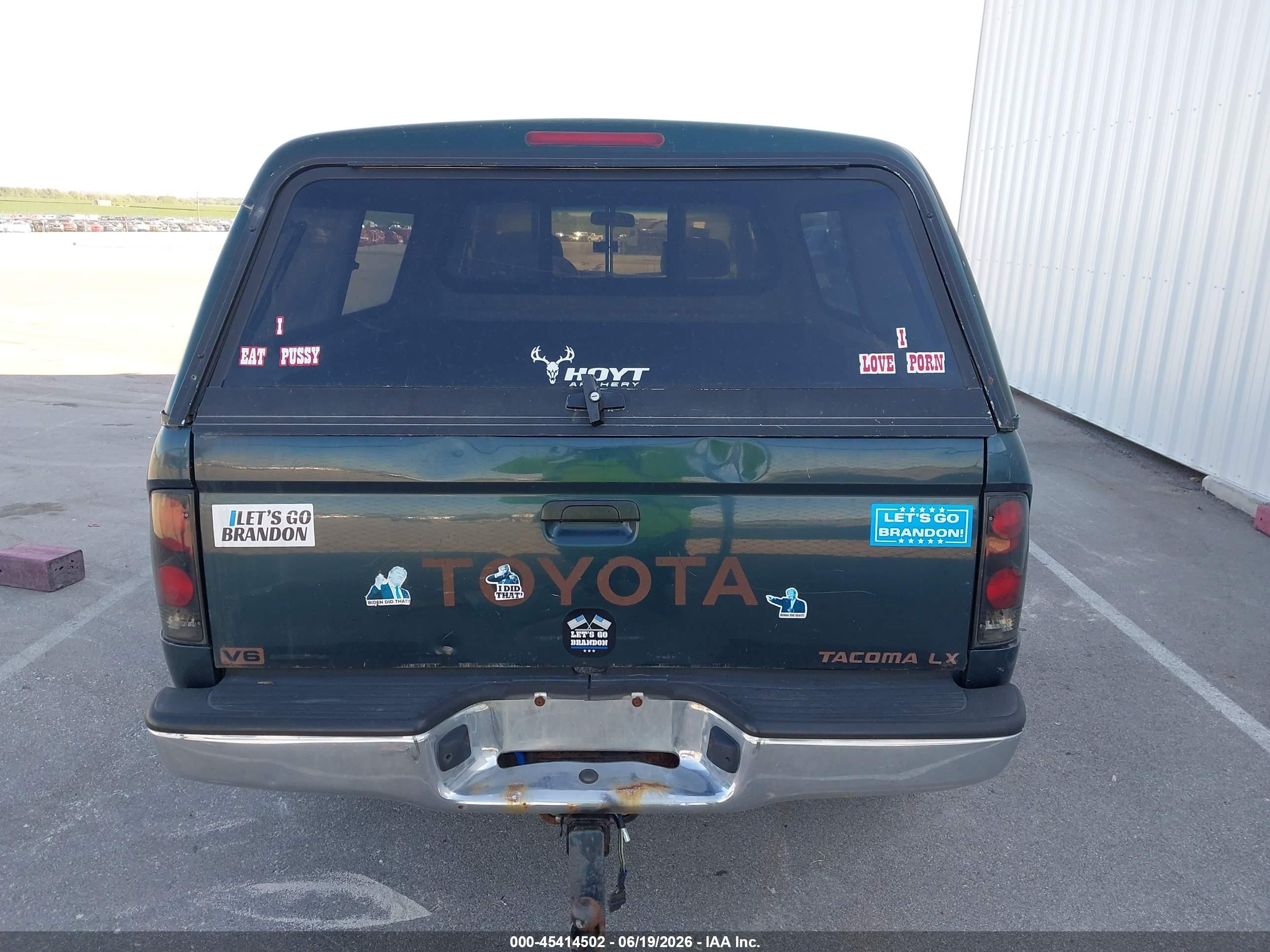 1995 Toyota Tacoma Xtracab Green vin: 4TAVN73F6SZ067499