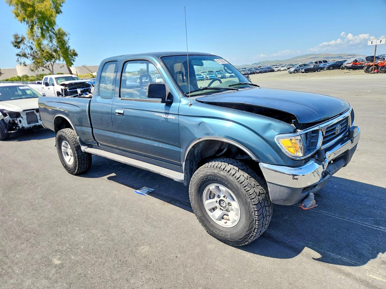 1995 Toyota Tacoma Xtracab Teal vin: 4TAVN73F7SZ058598