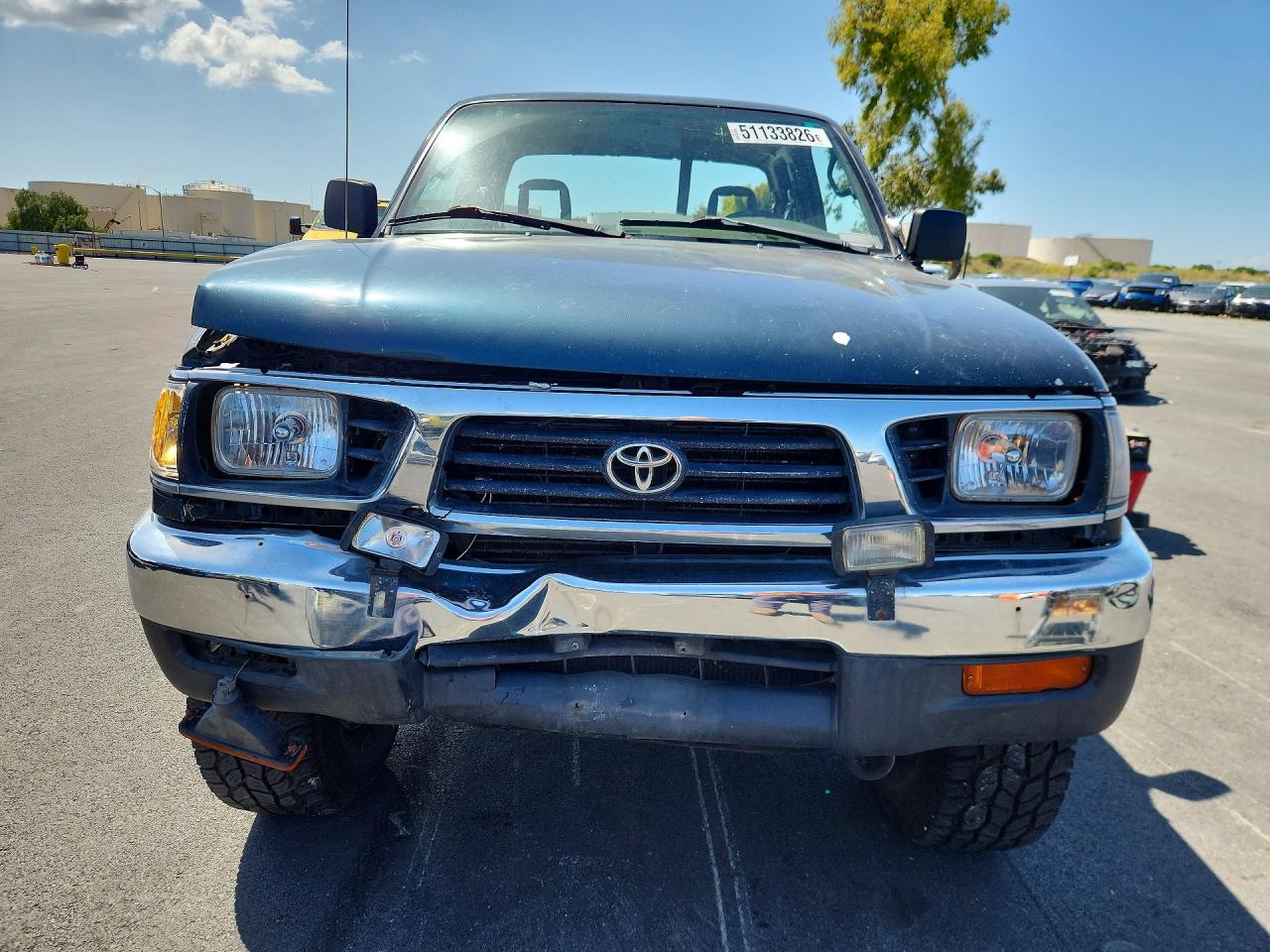 1995 Toyota Tacoma Xtracab Teal vin: 4TAVN73F7SZ058598