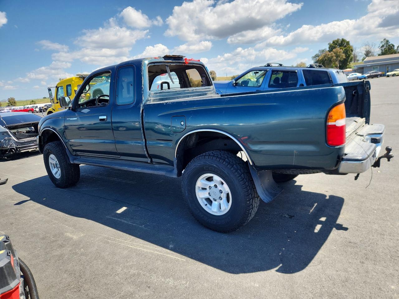 1995 Toyota Tacoma Xtracab Teal vin: 4TAVN73F7SZ058598