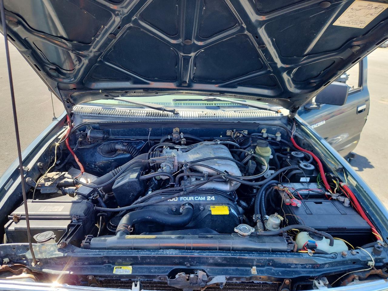 1995 Toyota Tacoma Xtracab Teal vin: 4TAVN73F7SZ058598