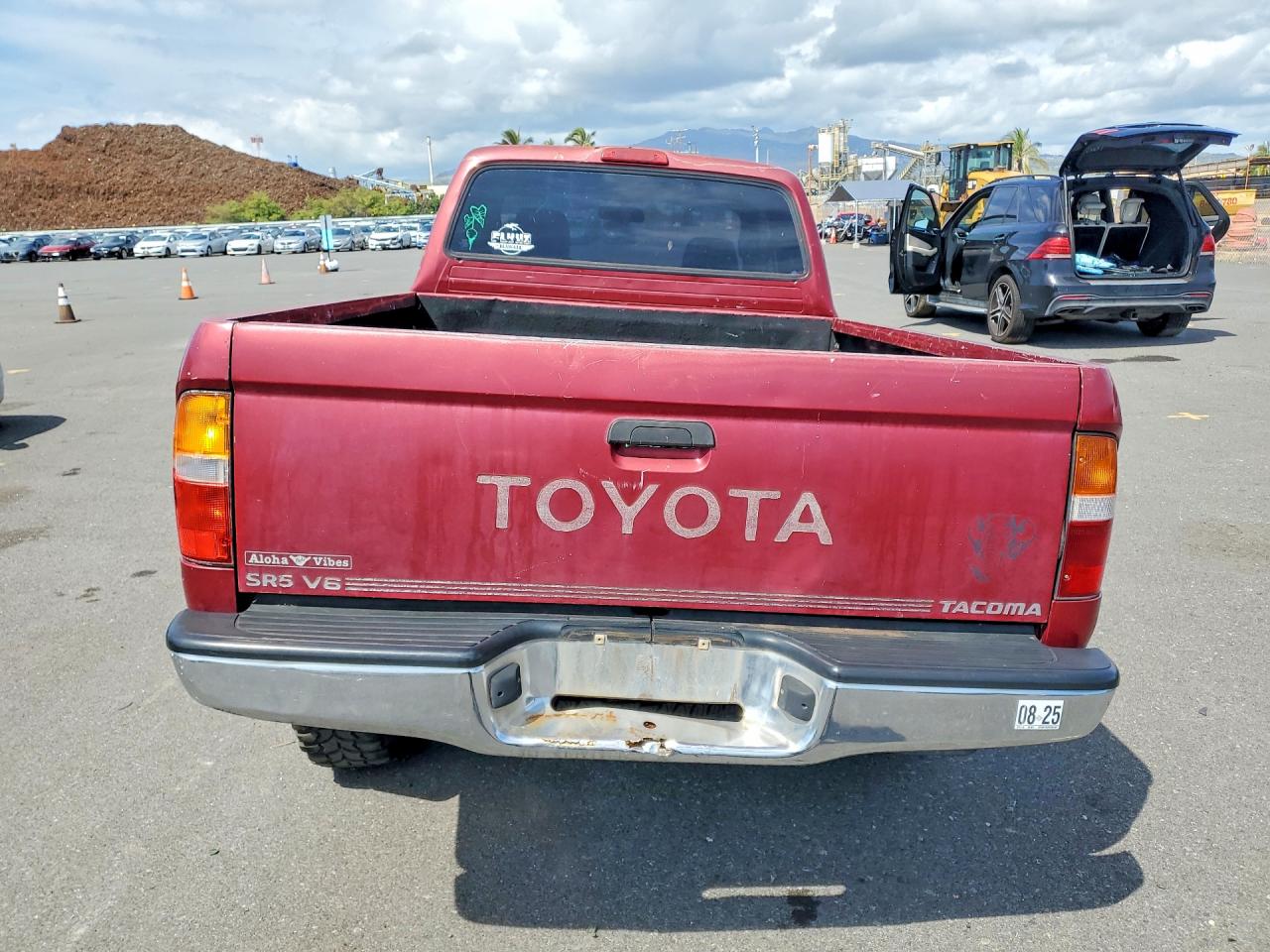 1995 Toyota Tacoma Sr5 Red vin: 4TAVN73K2SZ002467