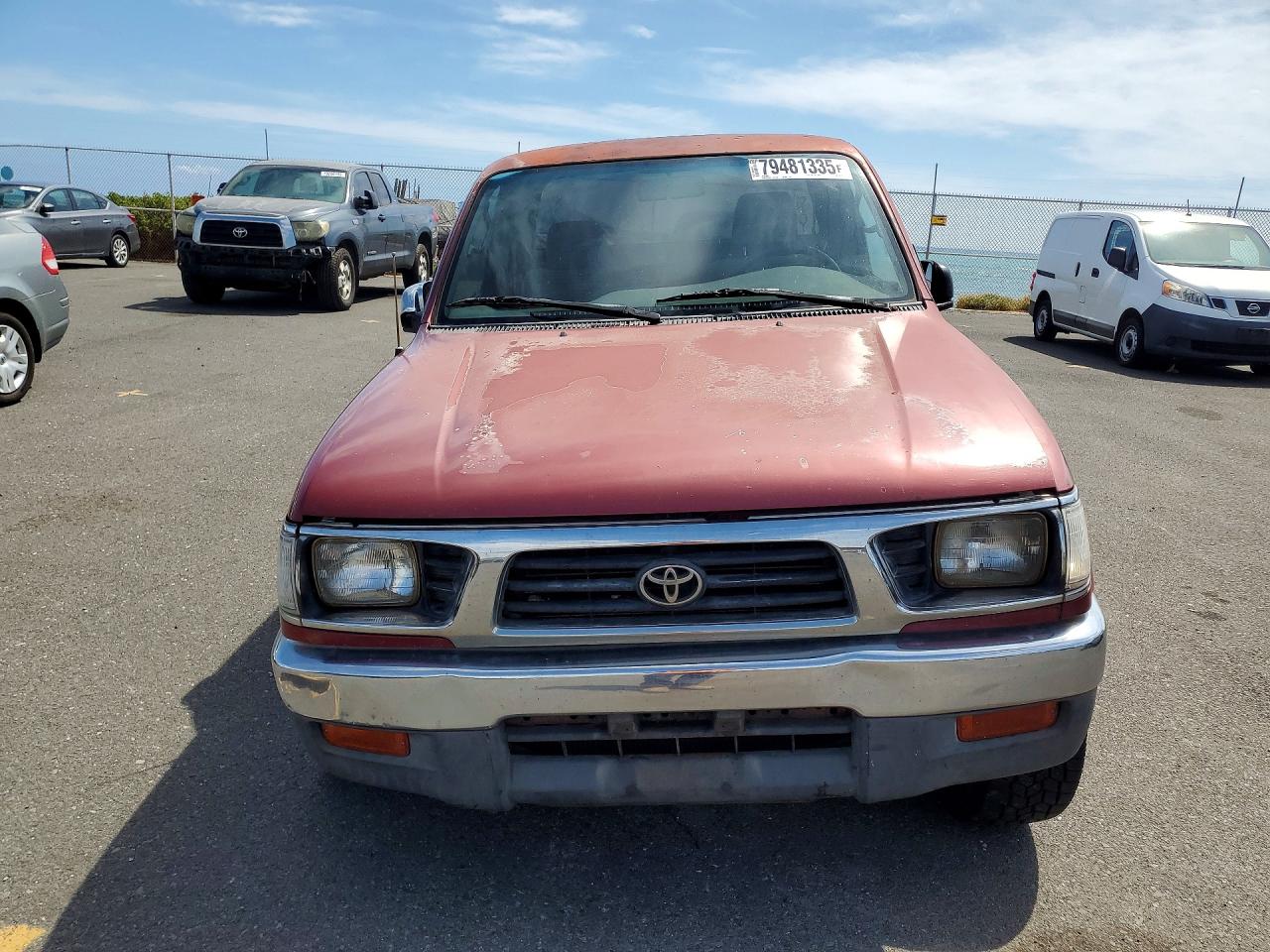 1995 Toyota Tacoma Sr5 Red vin: 4TAVN73K2SZ002467
