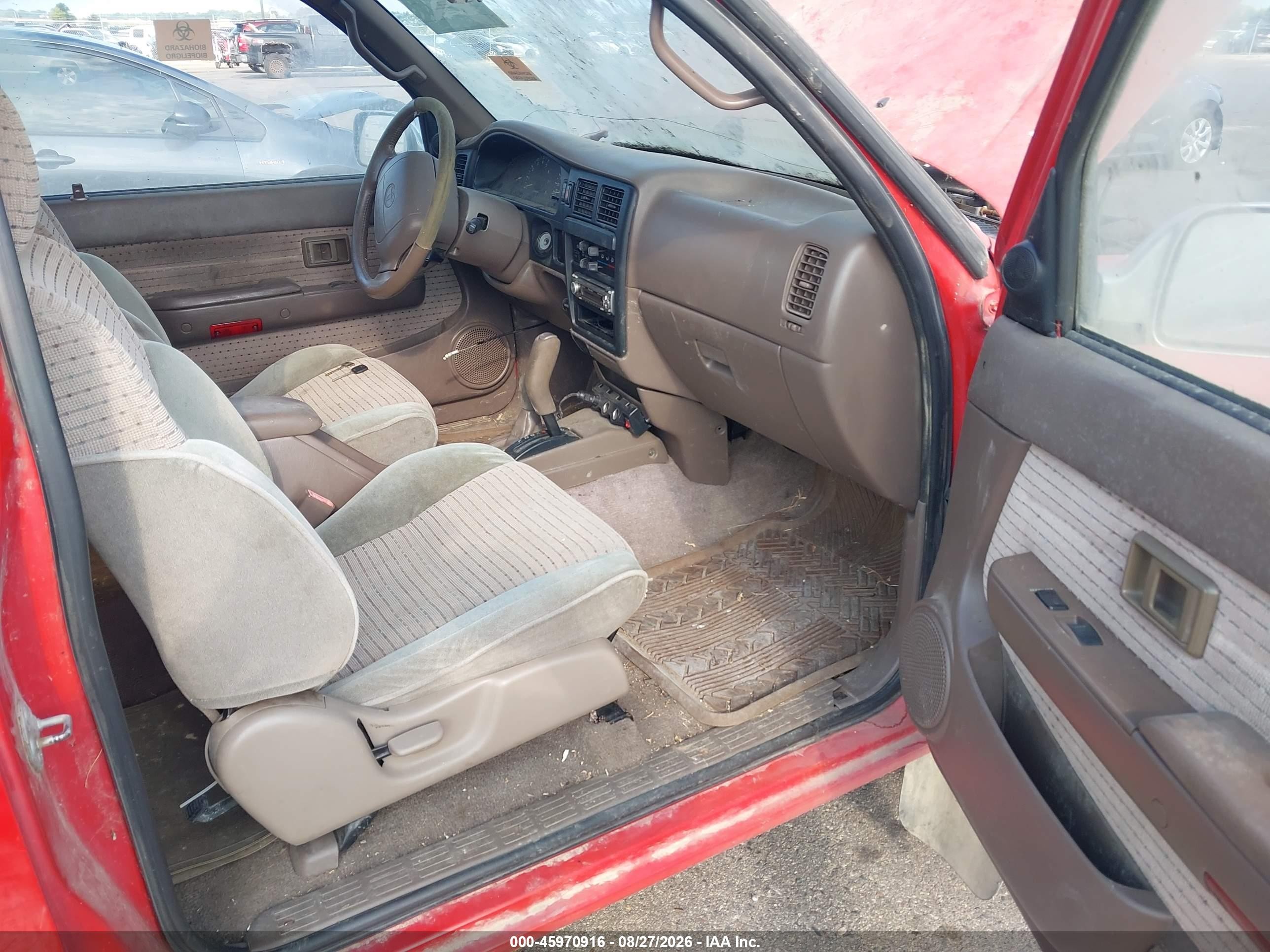 1995 Toyota Tacoma Xtracab Sr5 Red vin: 4TAVN73K4SZ059205