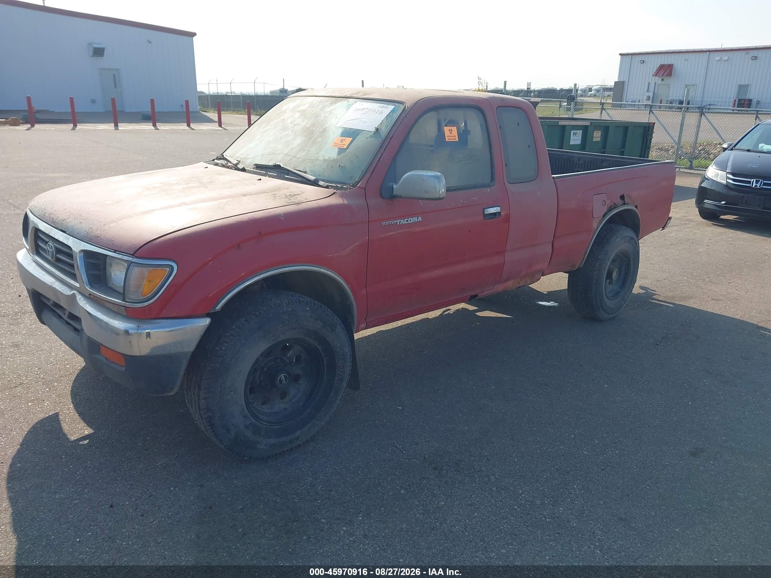 1995 Toyota Tacoma Xtracab Sr5 Red vin: 4TAVN73K4SZ059205