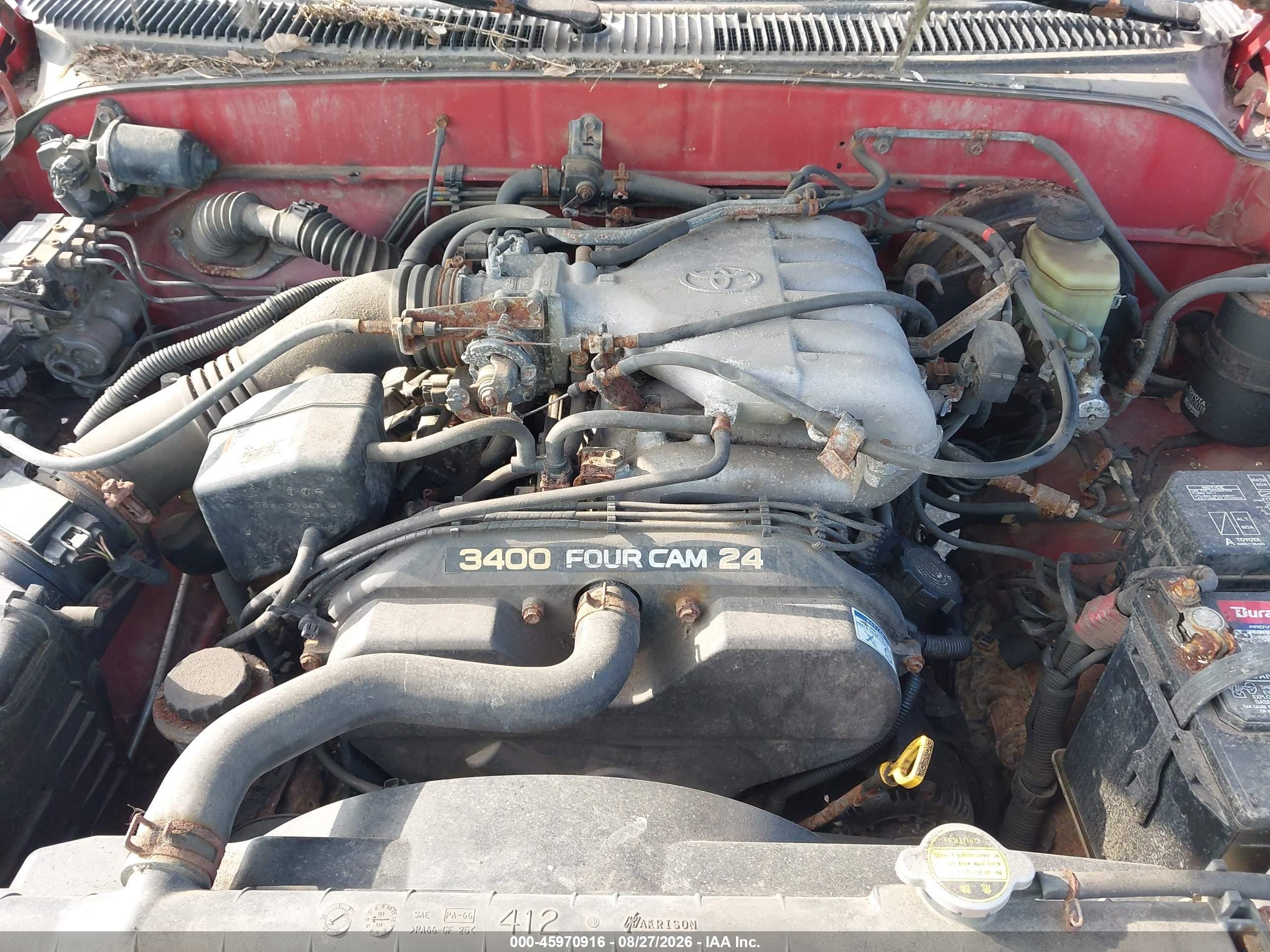 1995 Toyota Tacoma Xtracab Sr5 Red vin: 4TAVN73K4SZ059205