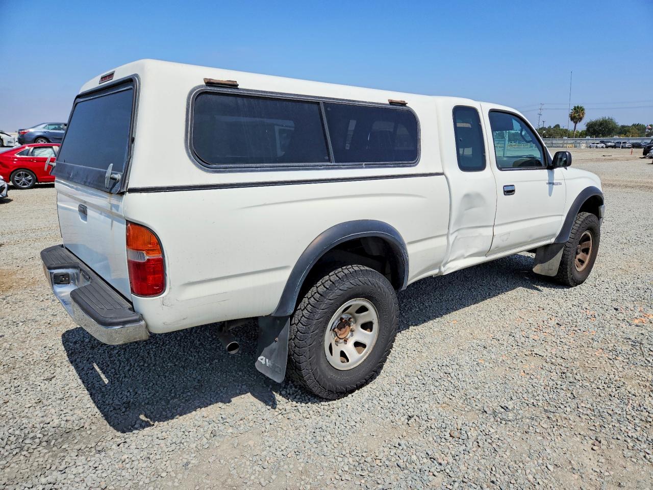 1996 Toyota Tacoma Xtracab White vin: 4TAWM72N0TZ100465