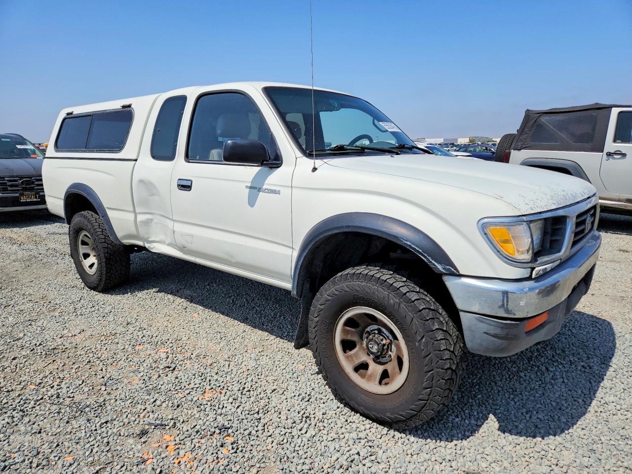 1996 Toyota Tacoma Xtracab White vin: 4TAWM72N0TZ100465