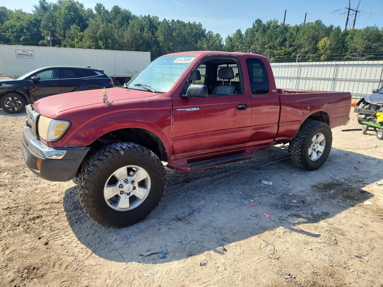 1999 Toyota Tacoma Base Red vin: 4TAWM72N1XZ511542