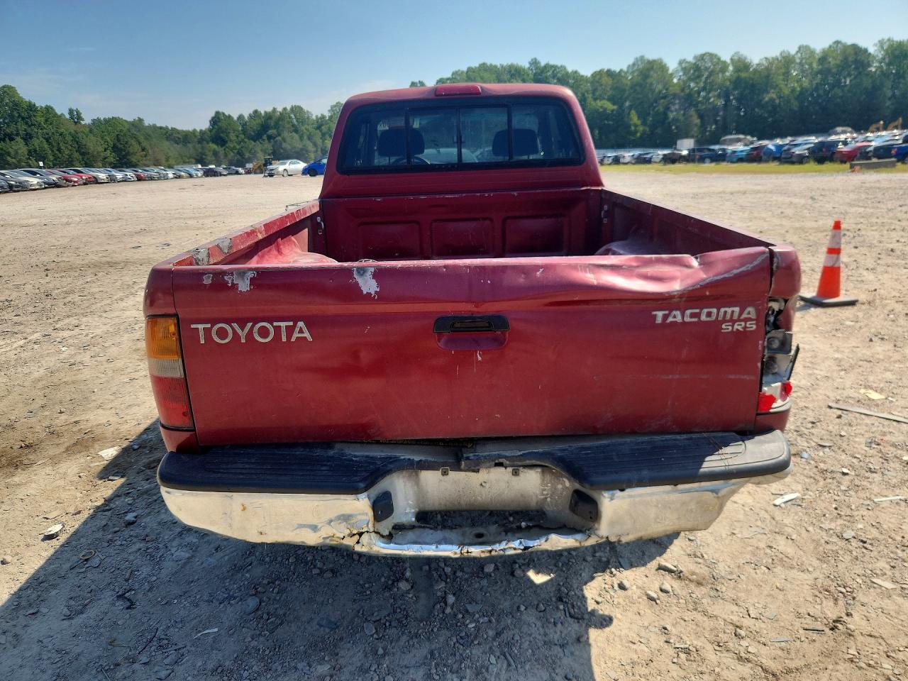 1999 Toyota Tacoma Base Red vin: 4TAWM72N1XZ511542