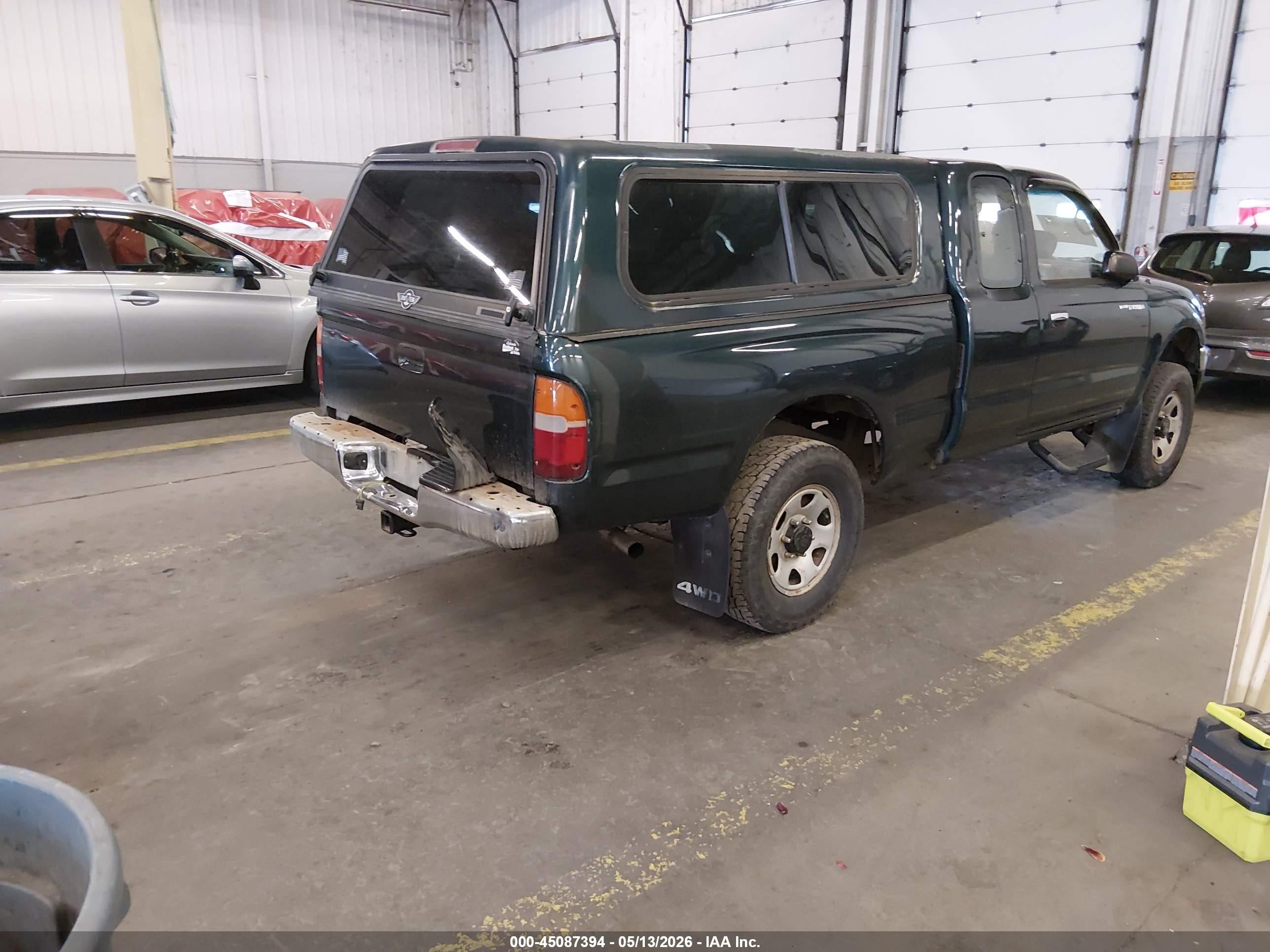 1996 Toyota Tacoma Xtracab Green vin: 4TAWM72N2TZ109751