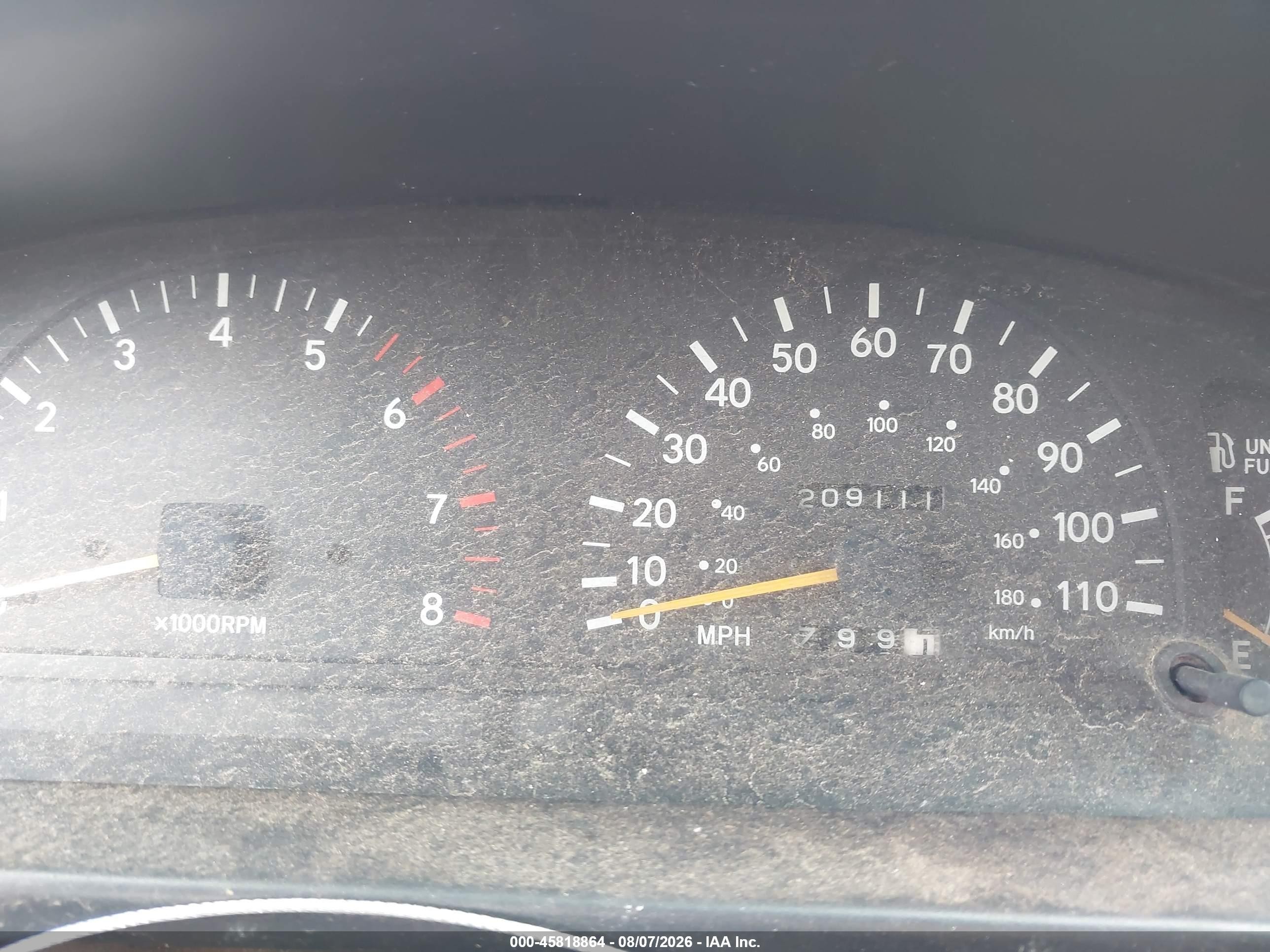 1997 Toyota Tacoma   Red vin: 4TAWM72N2VZ241976