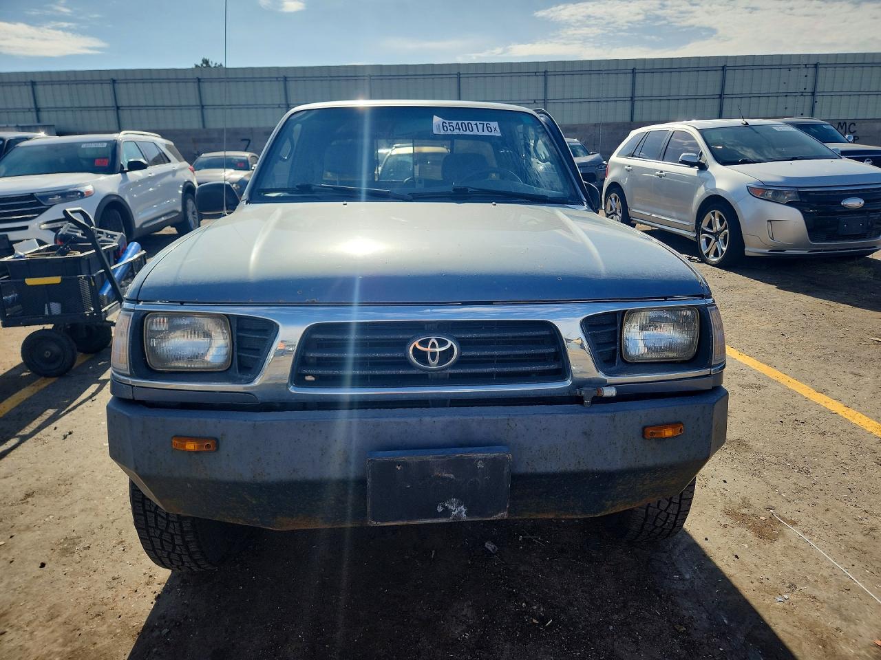 1997 Toyota Tacoma Base Blue vin: 4TAWM72N2VZ297724