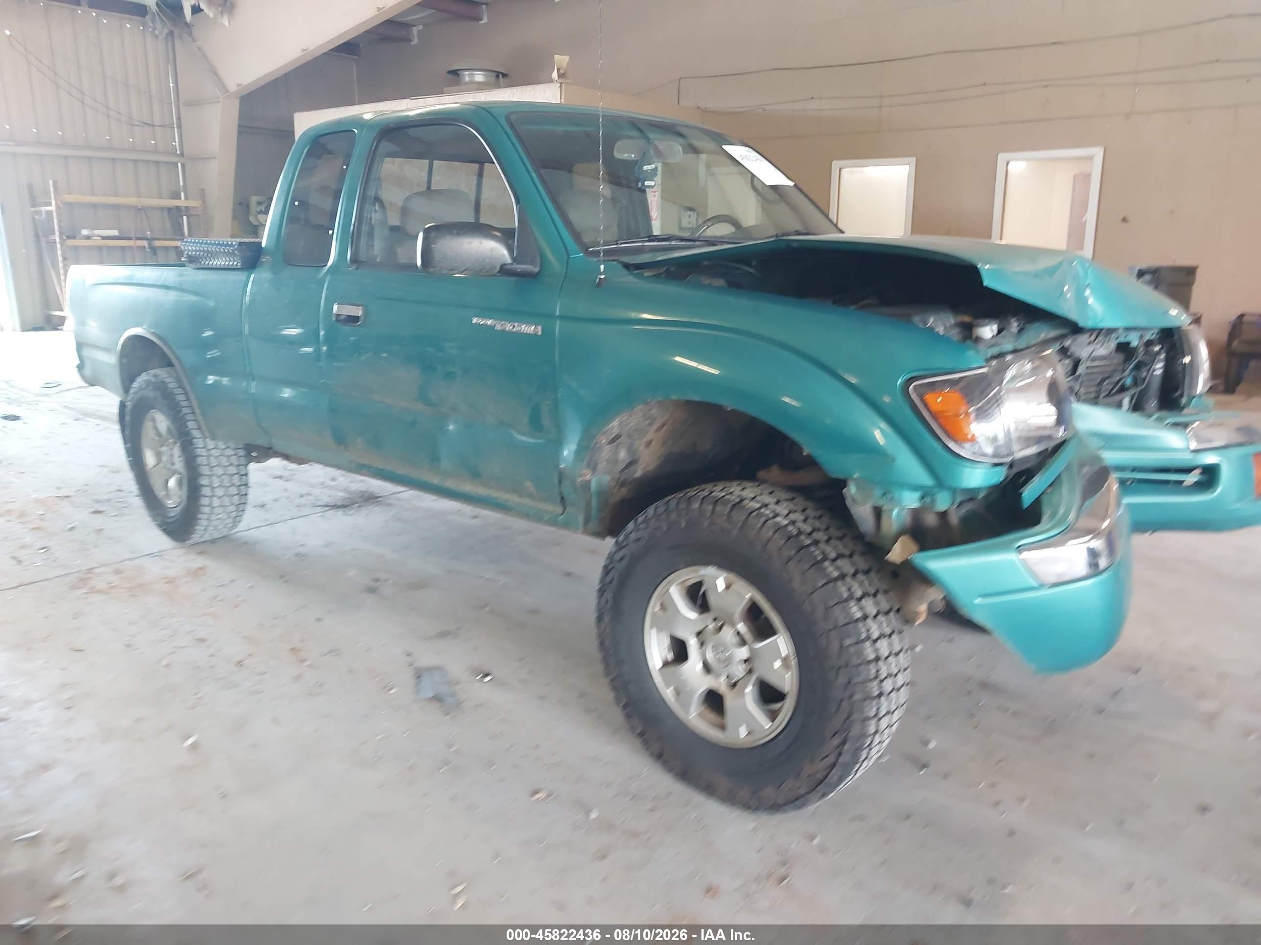1998 Toyota Tacoma   Green vin: 4TAWM72N2WZ041374