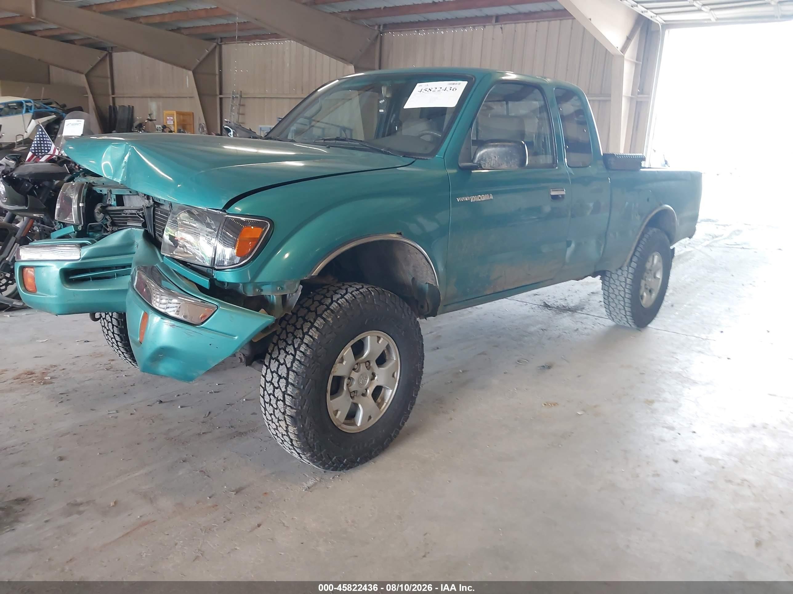 1998 Toyota Tacoma   Green vin: 4TAWM72N2WZ041374