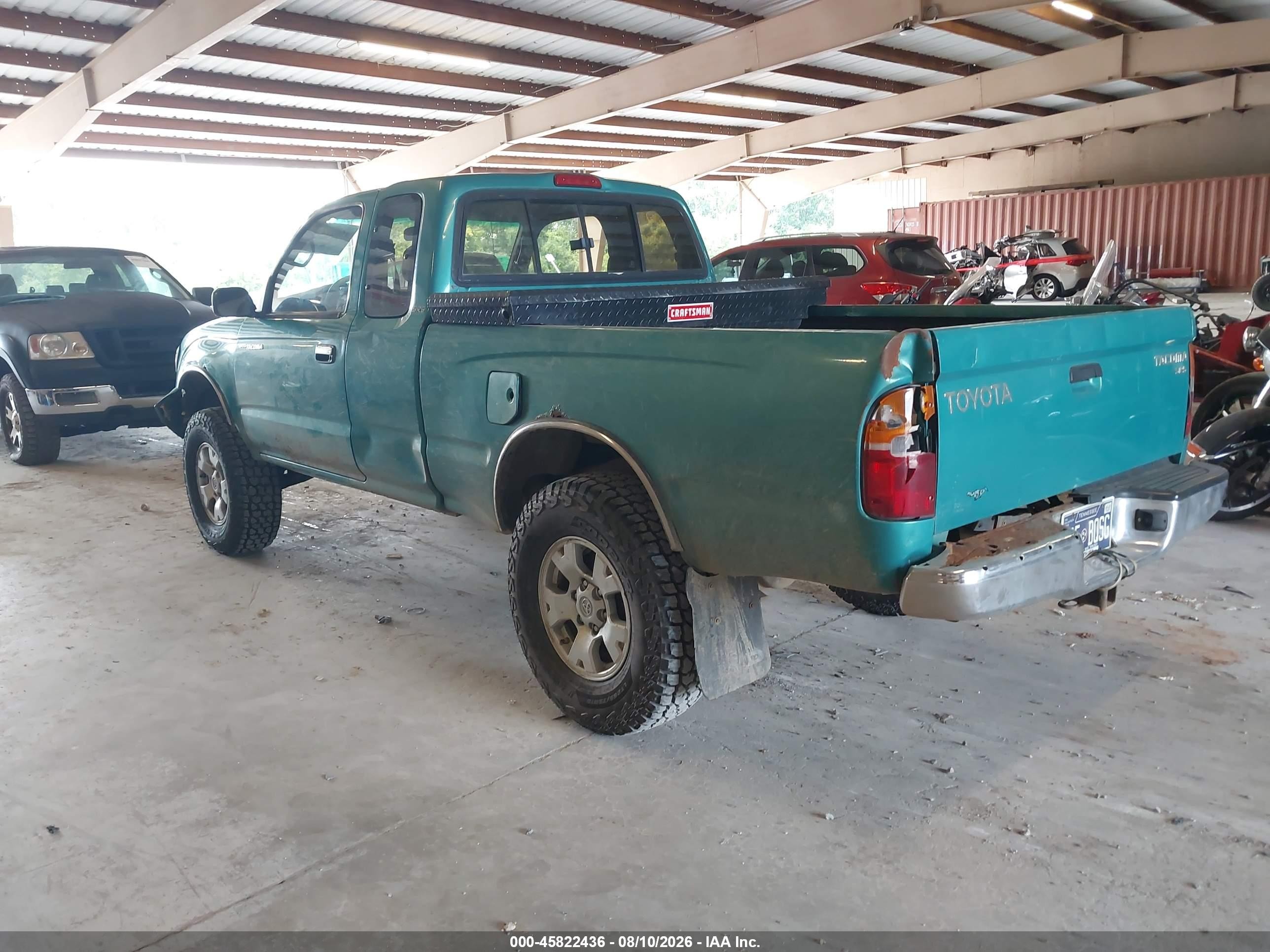 1998 Toyota Tacoma   Green vin: 4TAWM72N2WZ041374