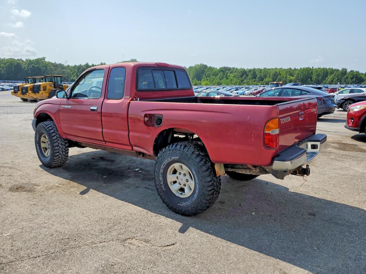 1999 Toyota Tacoma Base Burgundy vin: 4TAWM72N3XZ401673
