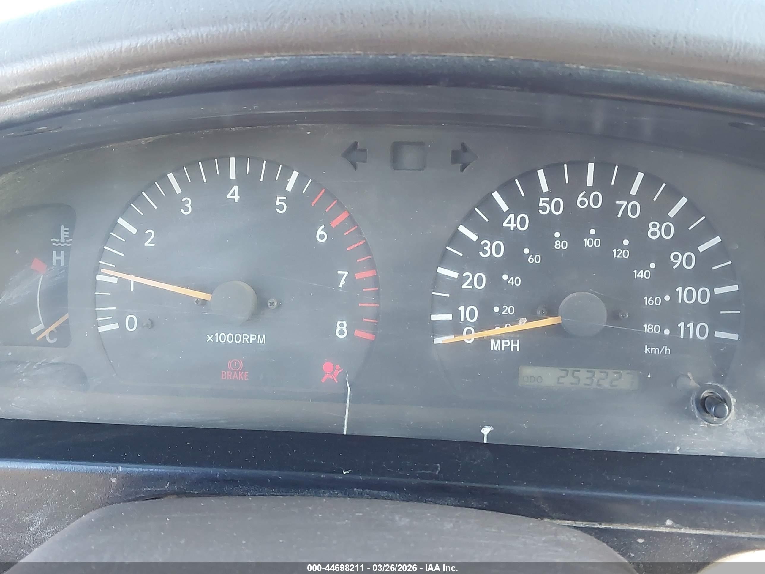1999 Toyota Tacoma   Burgundy vin: 4TAWM72N3XZ426606