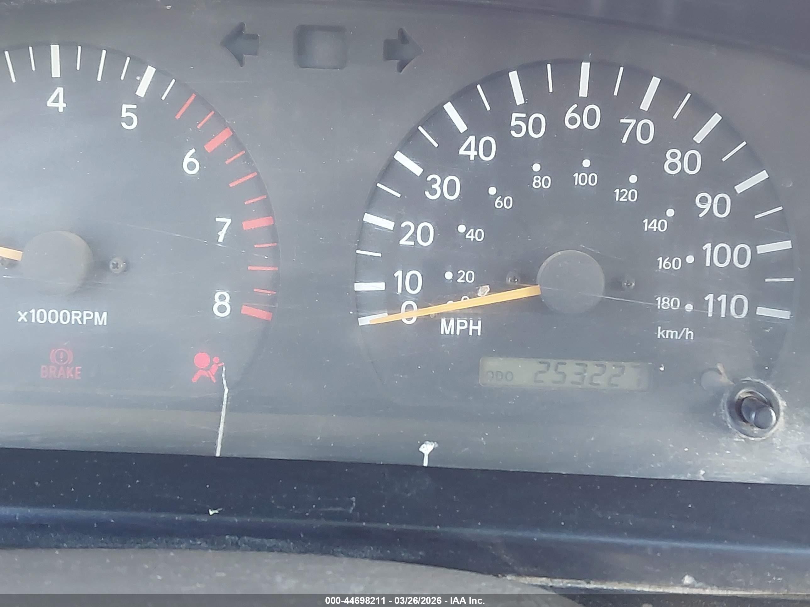 1999 Toyota Tacoma   Burgundy vin: 4TAWM72N3XZ426606