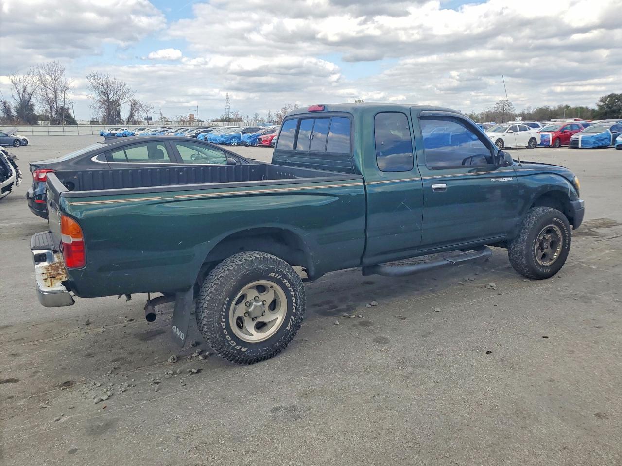 2000 Toyota Tacoma Xtracab Green vin: 4TAWM72N3YZ594649
