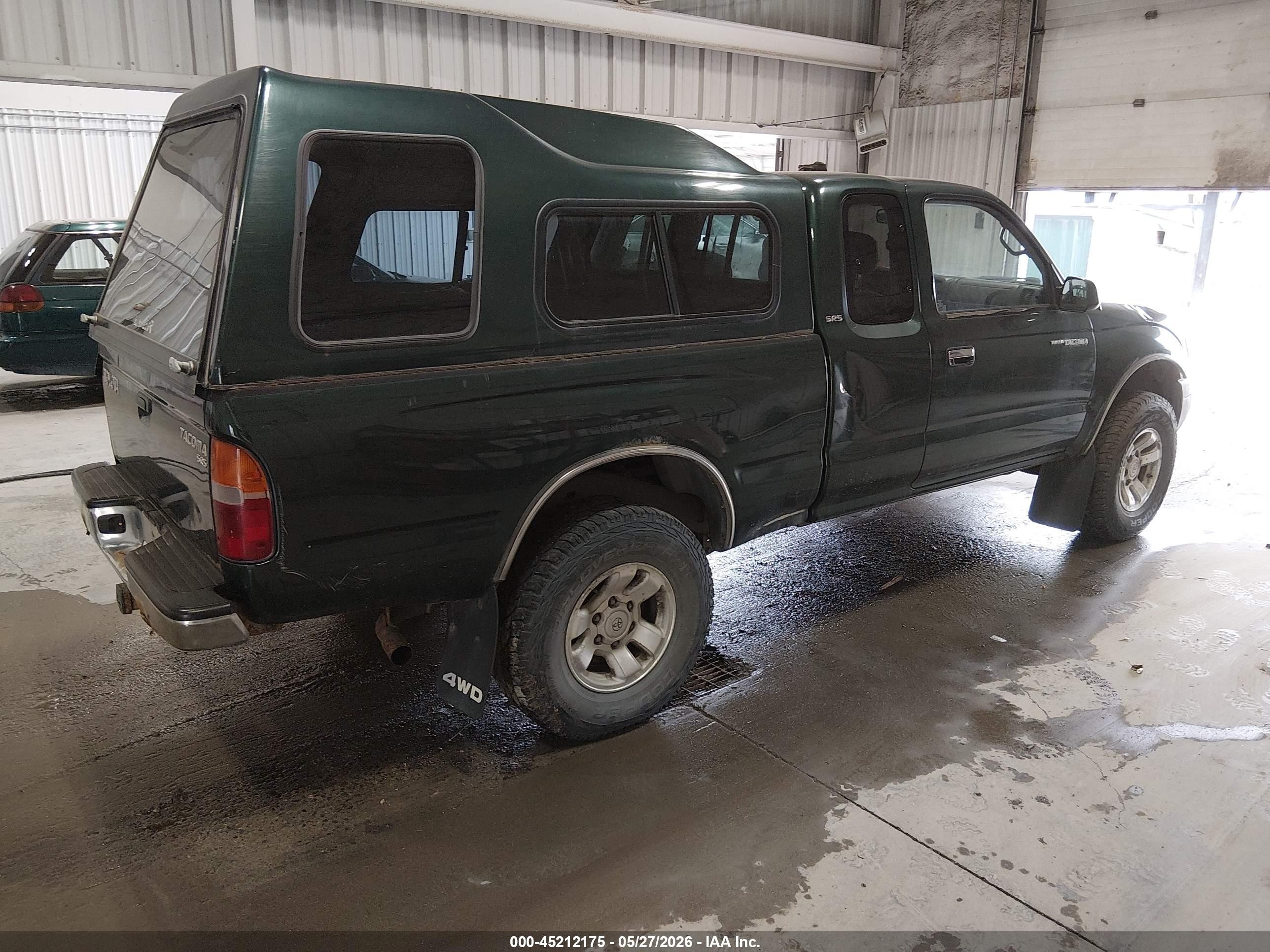 2000 Toyota Tacoma   Green vin: 4TAWM72N3YZ664800