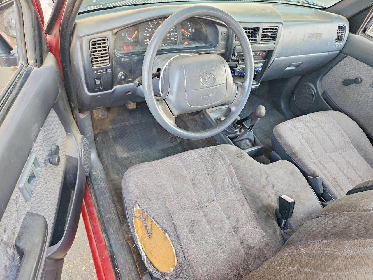 1997 Toyota Tacoma Base Red vin: 4TAWM72N4VZ260657