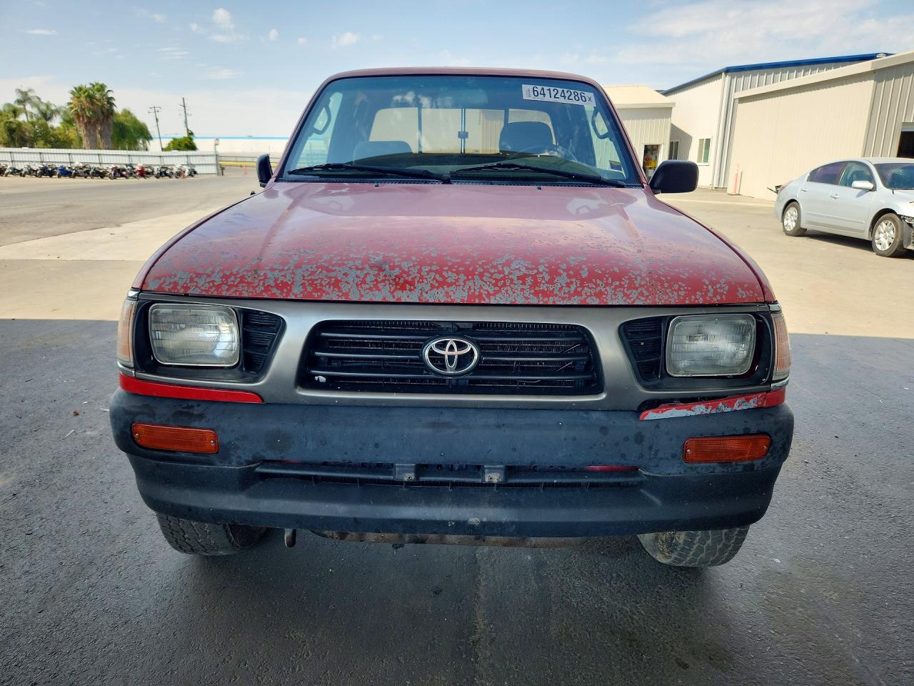 1997 Toyota Tacoma Base Red vin: 4TAWM72N4VZ260657