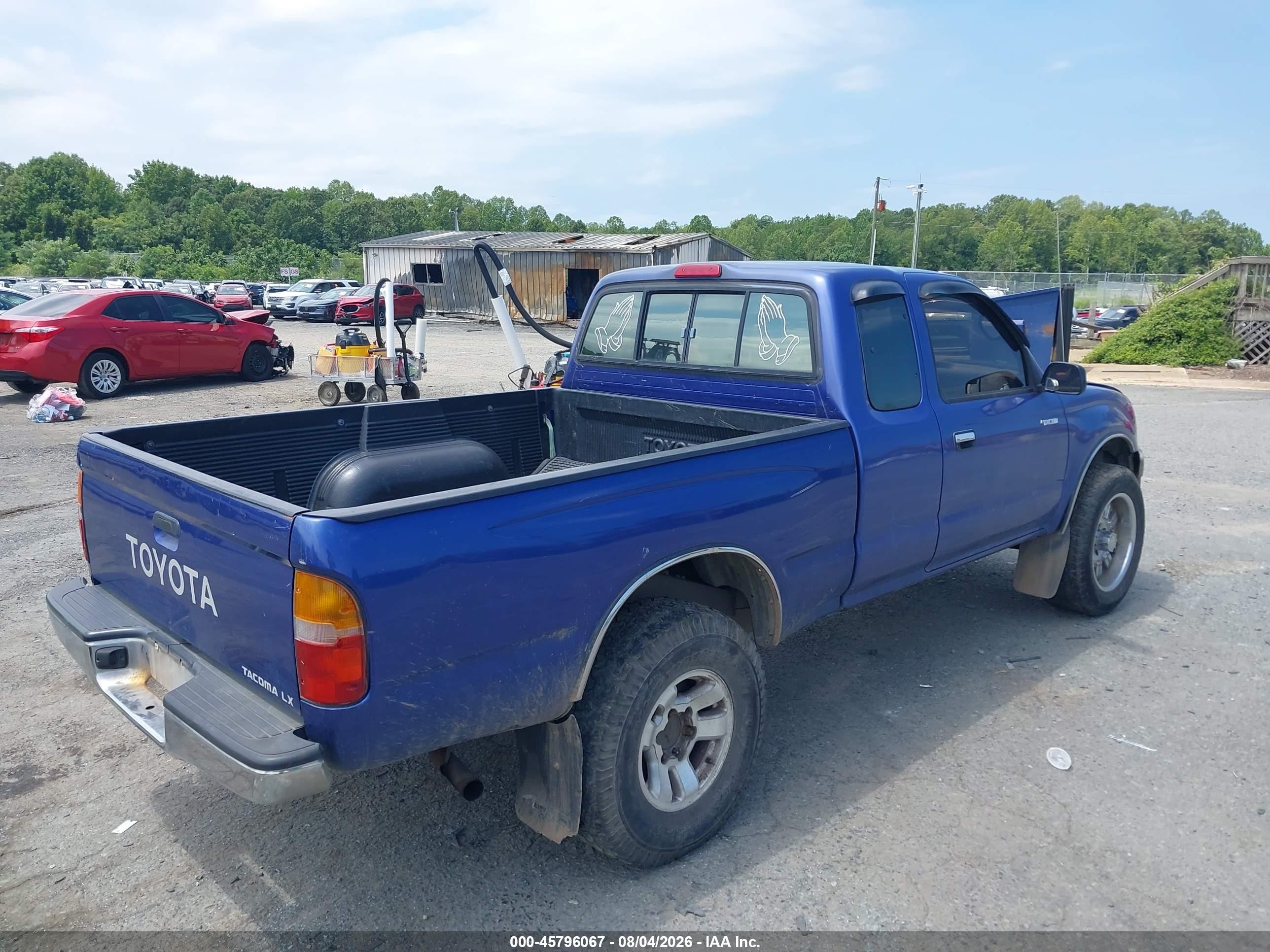 1997 Toyota Tacoma   Purple vin: 4TAWM72N4VZ282691