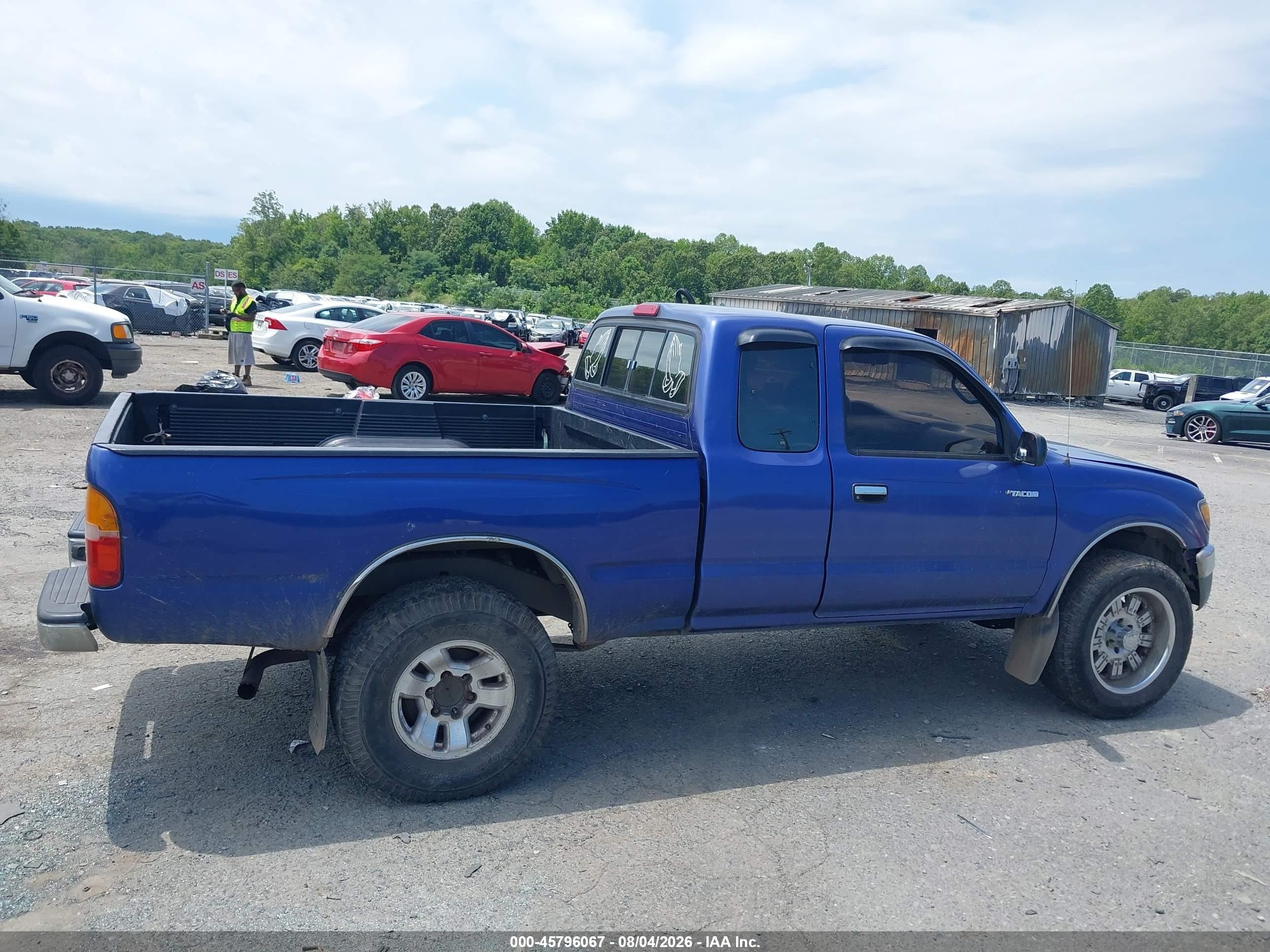 1997 Toyota Tacoma   Purple vin: 4TAWM72N4VZ282691