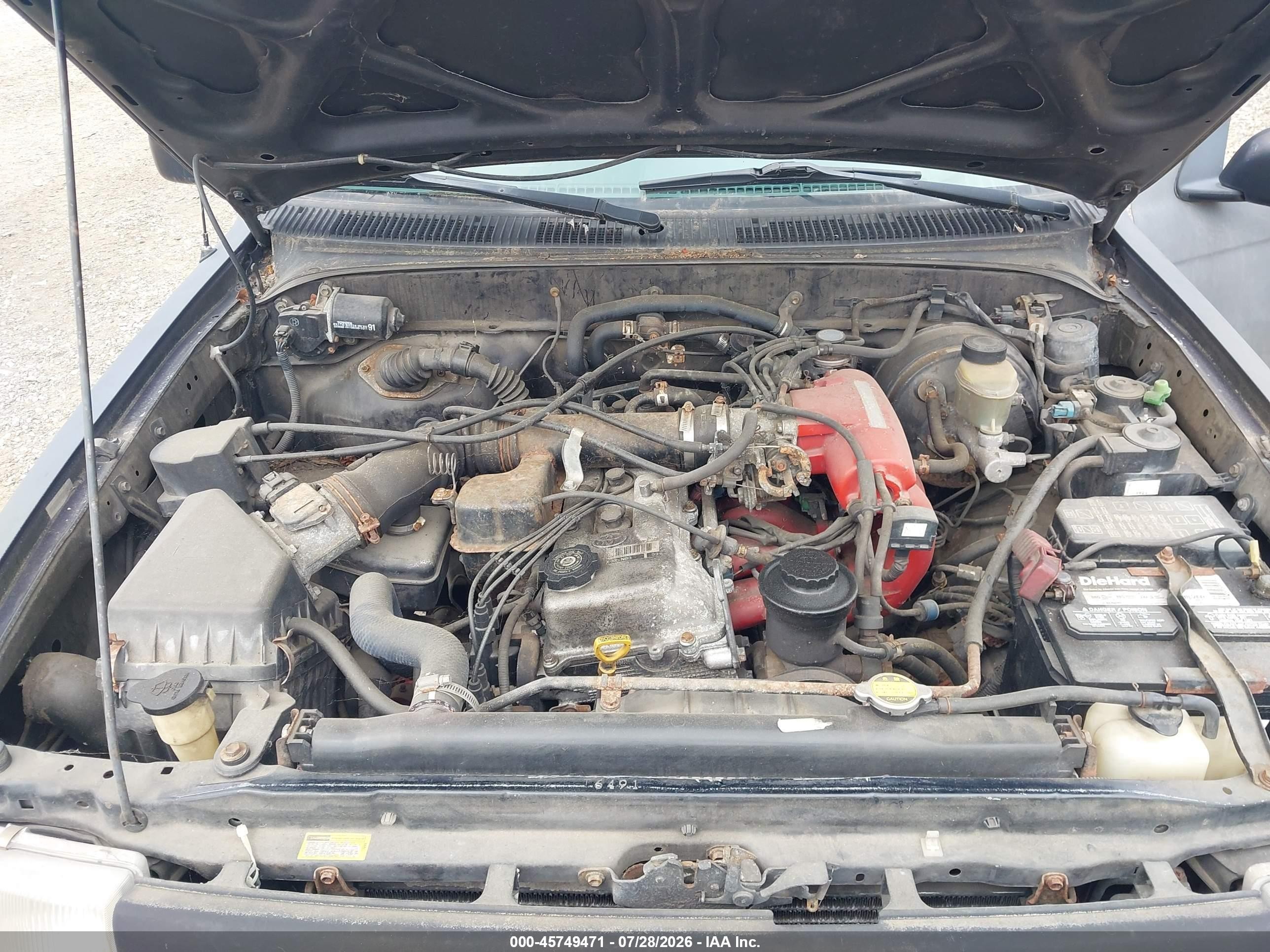 1999 Toyota Tacoma   Black vin: 4TAWM72N4XZ502480