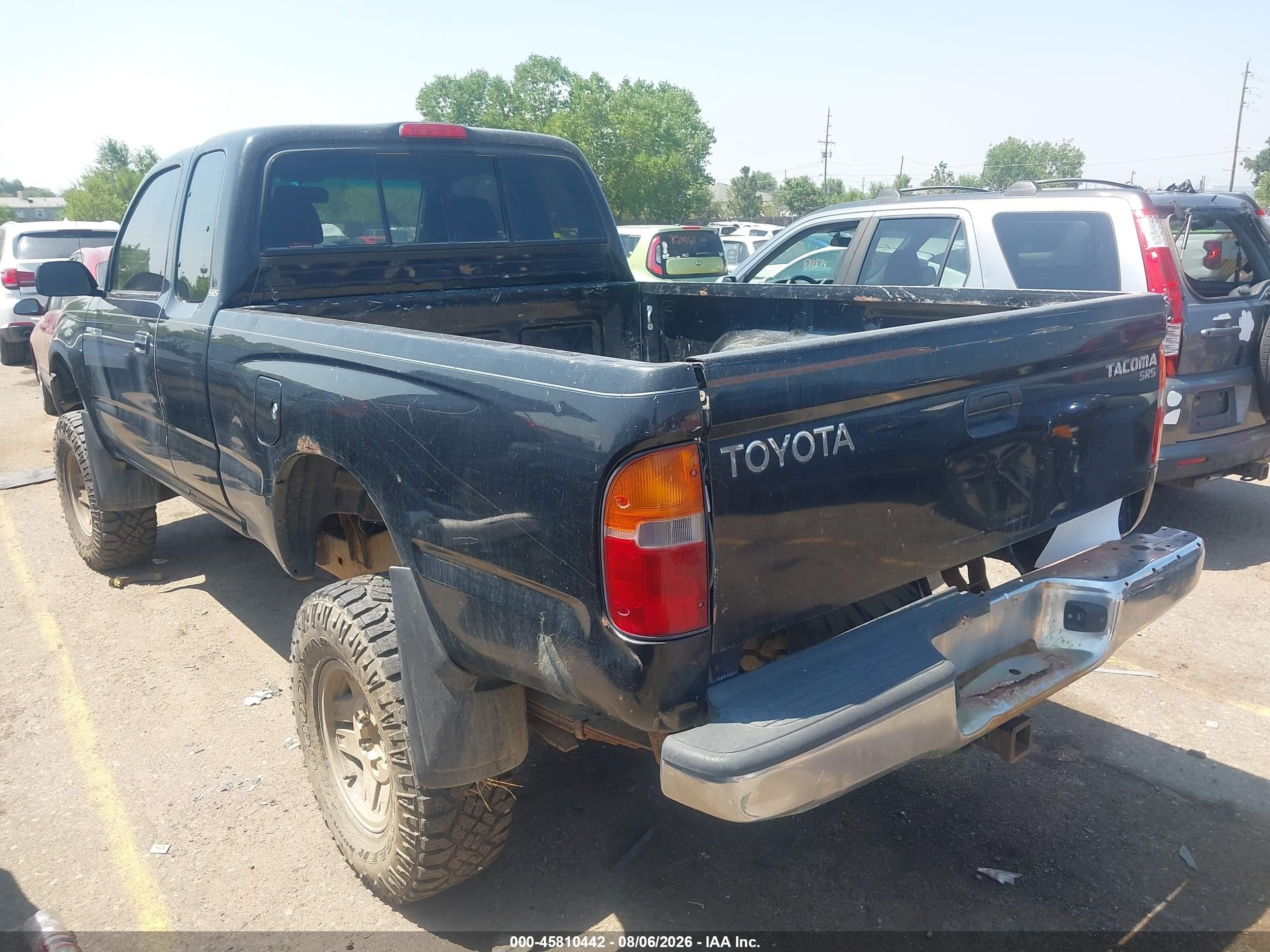 1998 Toyota Tacoma   Черный vin: 4TAWM72N5WZ016839