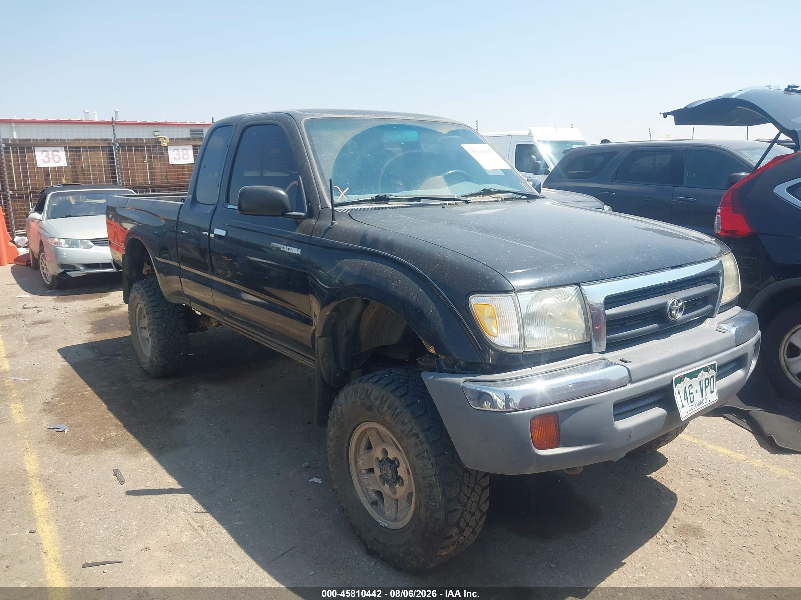 1998 Toyota Tacoma   Черный vin: 4TAWM72N5WZ016839