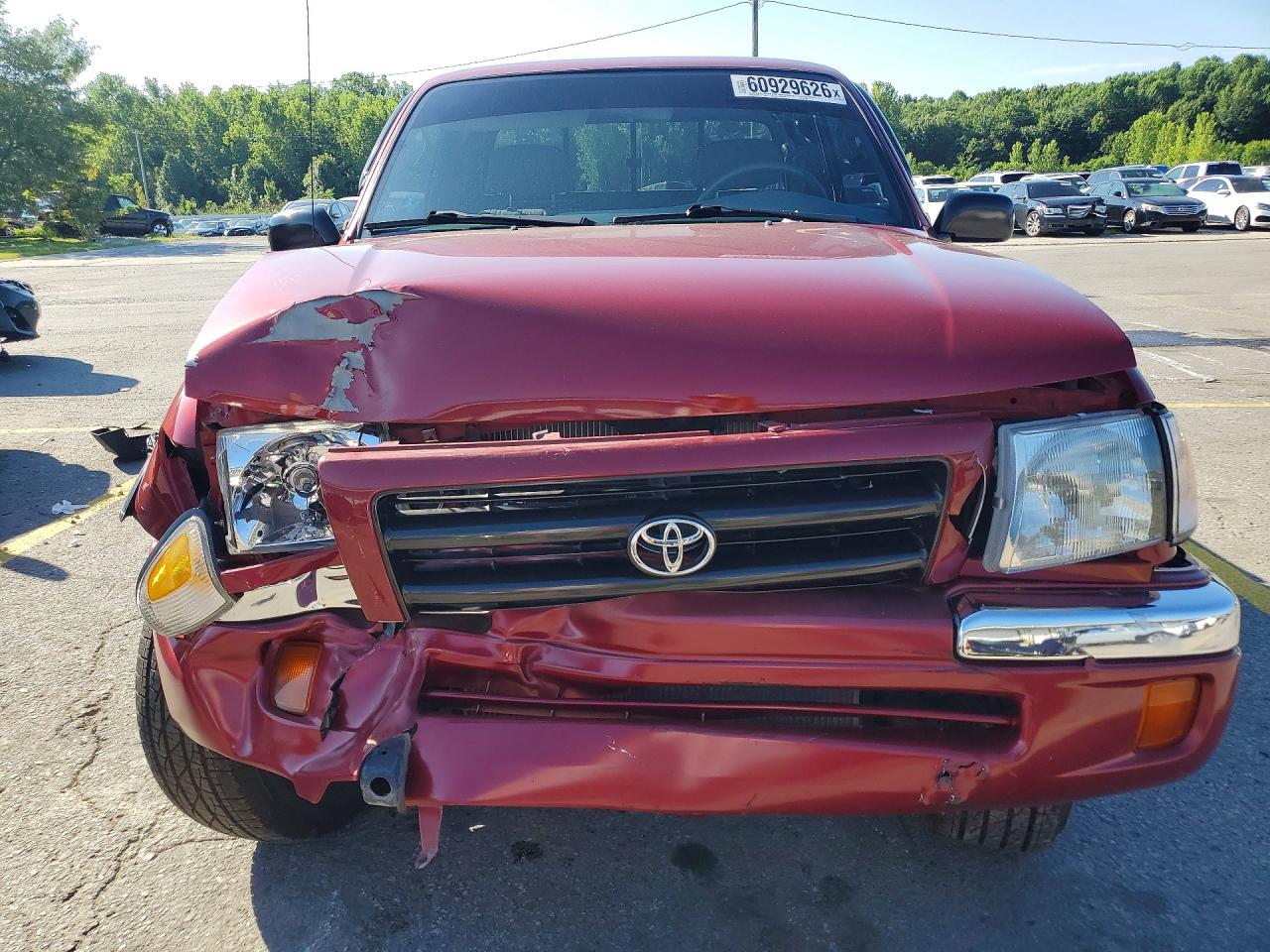 1999 Toyota Tacoma Xtracab Темно-бордовый vin: 4TAWM72N5XZ495894