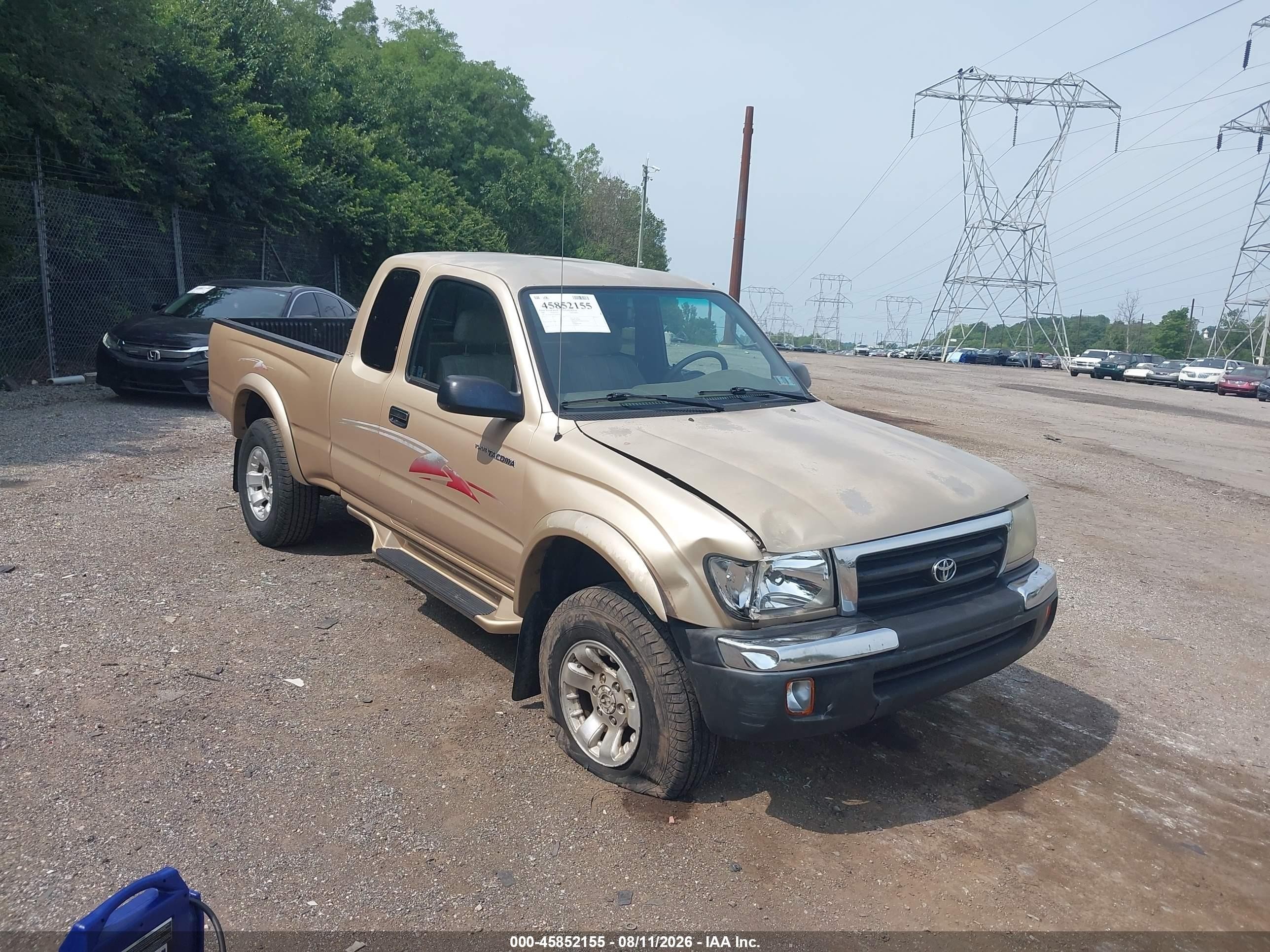 2000 Toyota Tacoma   Gold vin: 4TAWM72N5YZ650798