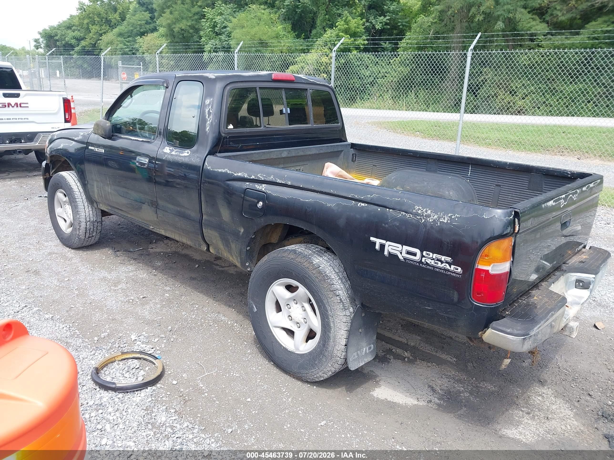 1997 Toyota Tacoma   Black vin: 4TAWM72N6VZ310829