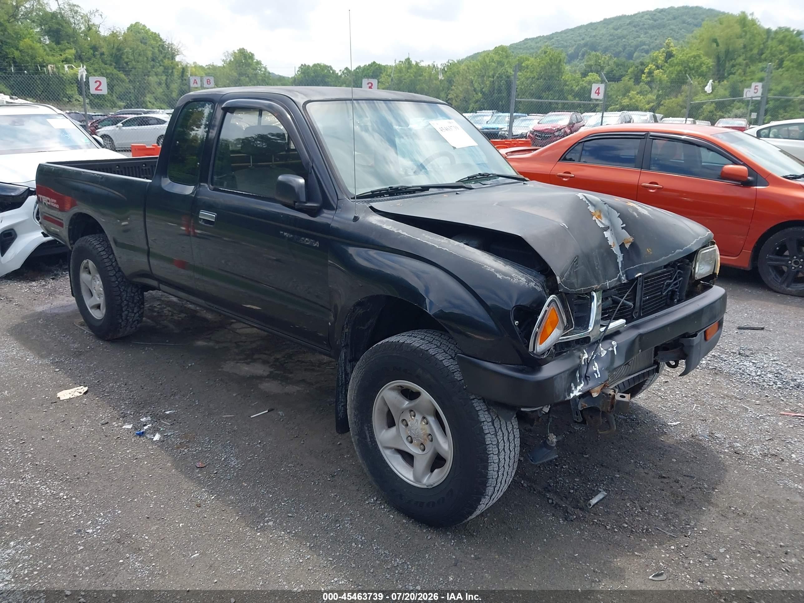 1997 Toyota Tacoma   Black vin: 4TAWM72N6VZ310829