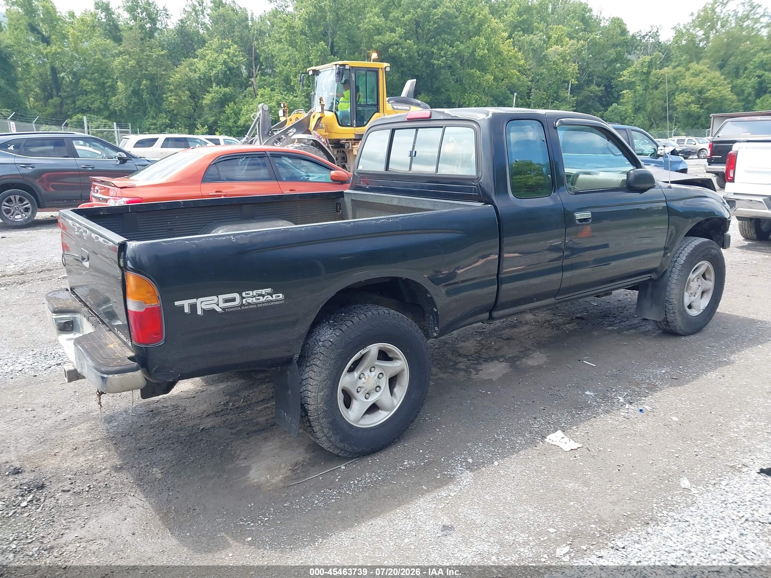 1997 Toyota Tacoma   Black vin: 4TAWM72N6VZ310829