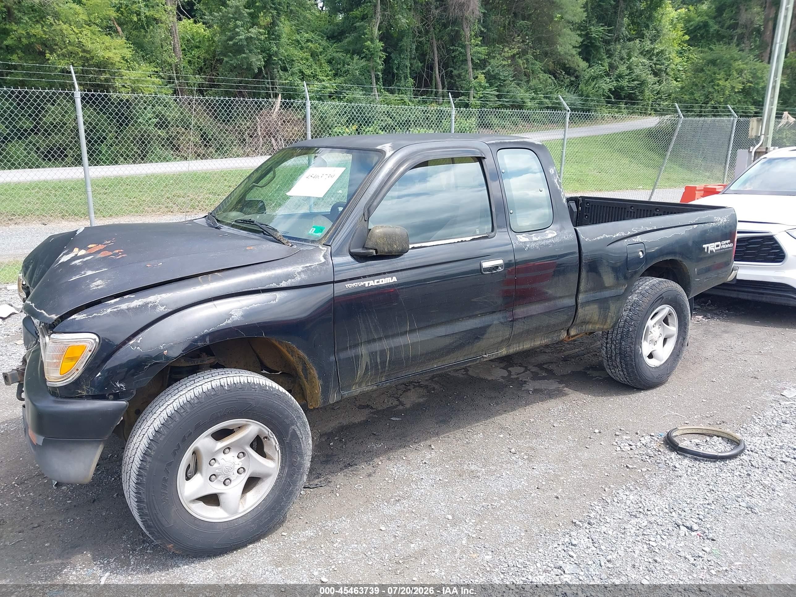 1997 Toyota Tacoma   Black vin: 4TAWM72N6VZ310829