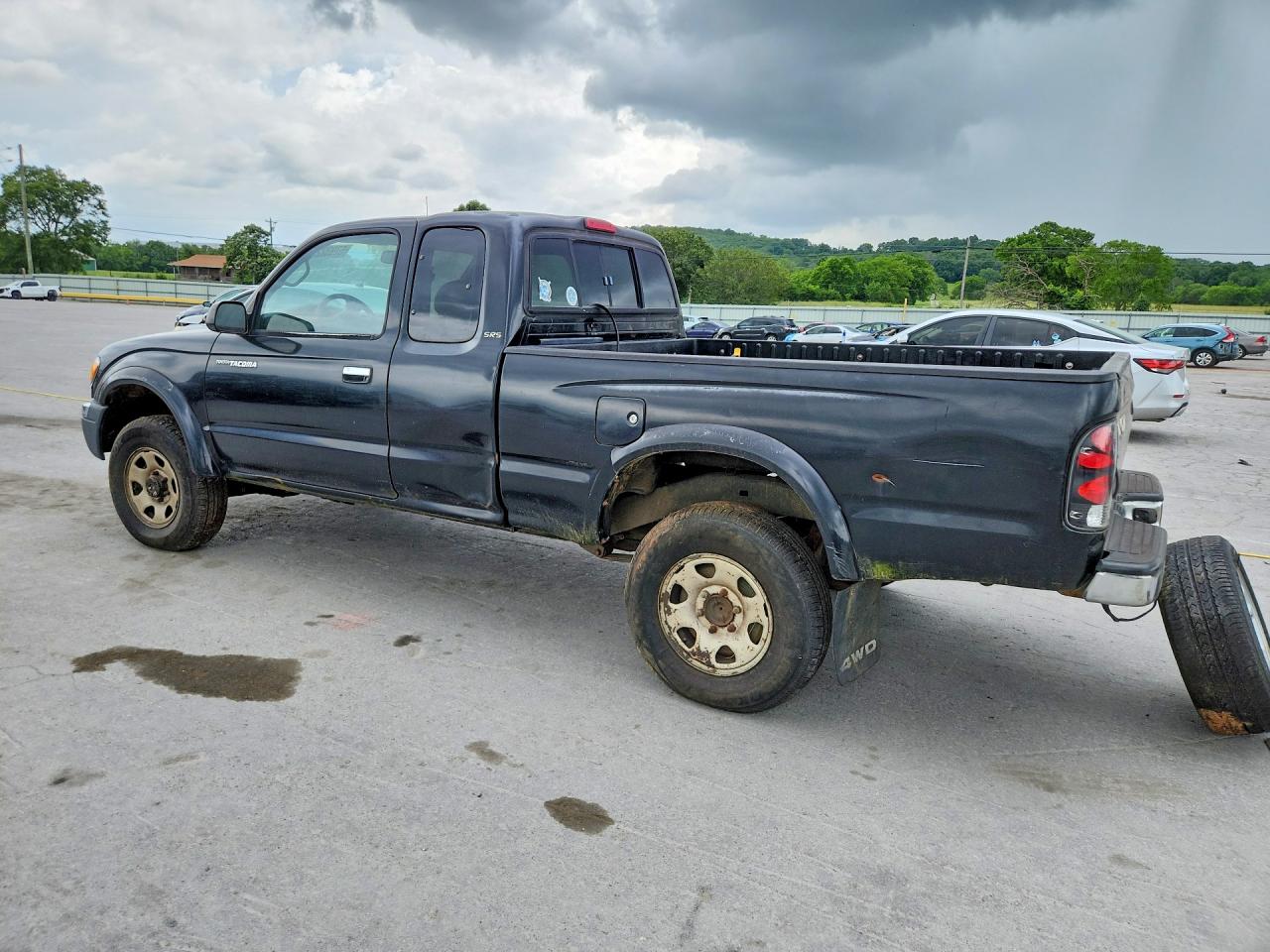 2000 Toyota Tacoma Xtracab Черный vin: 4TAWM72N6YZ597691